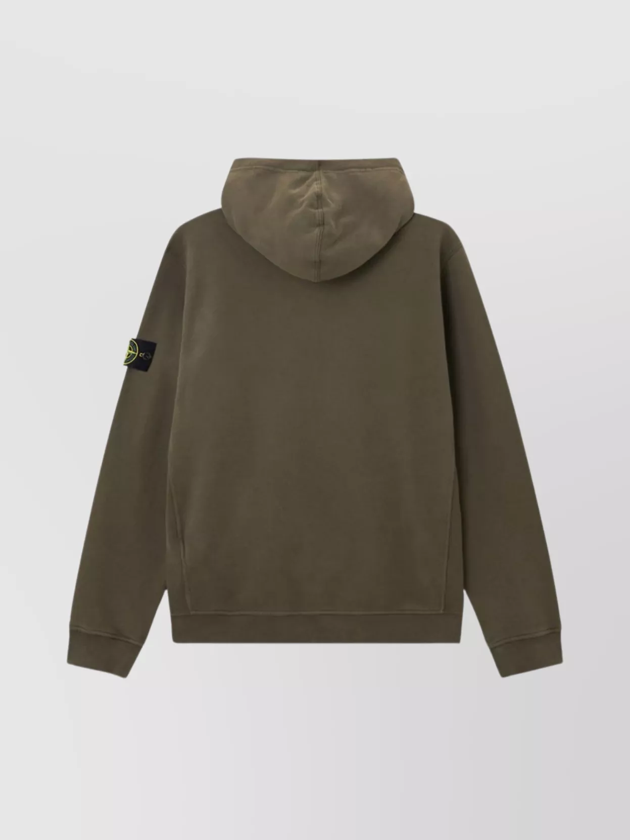 Stone Island Brushed Organic Cotton Fleece Hoodie