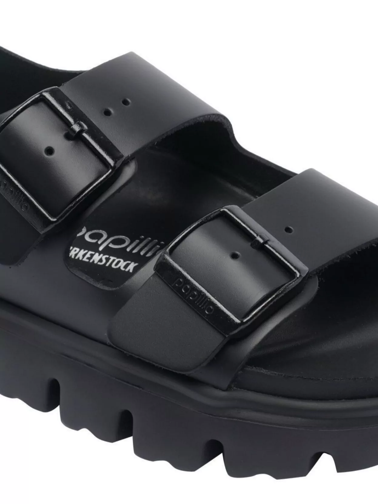 Birkenstock Strappy Sandals With Buckle And Chunky Sole