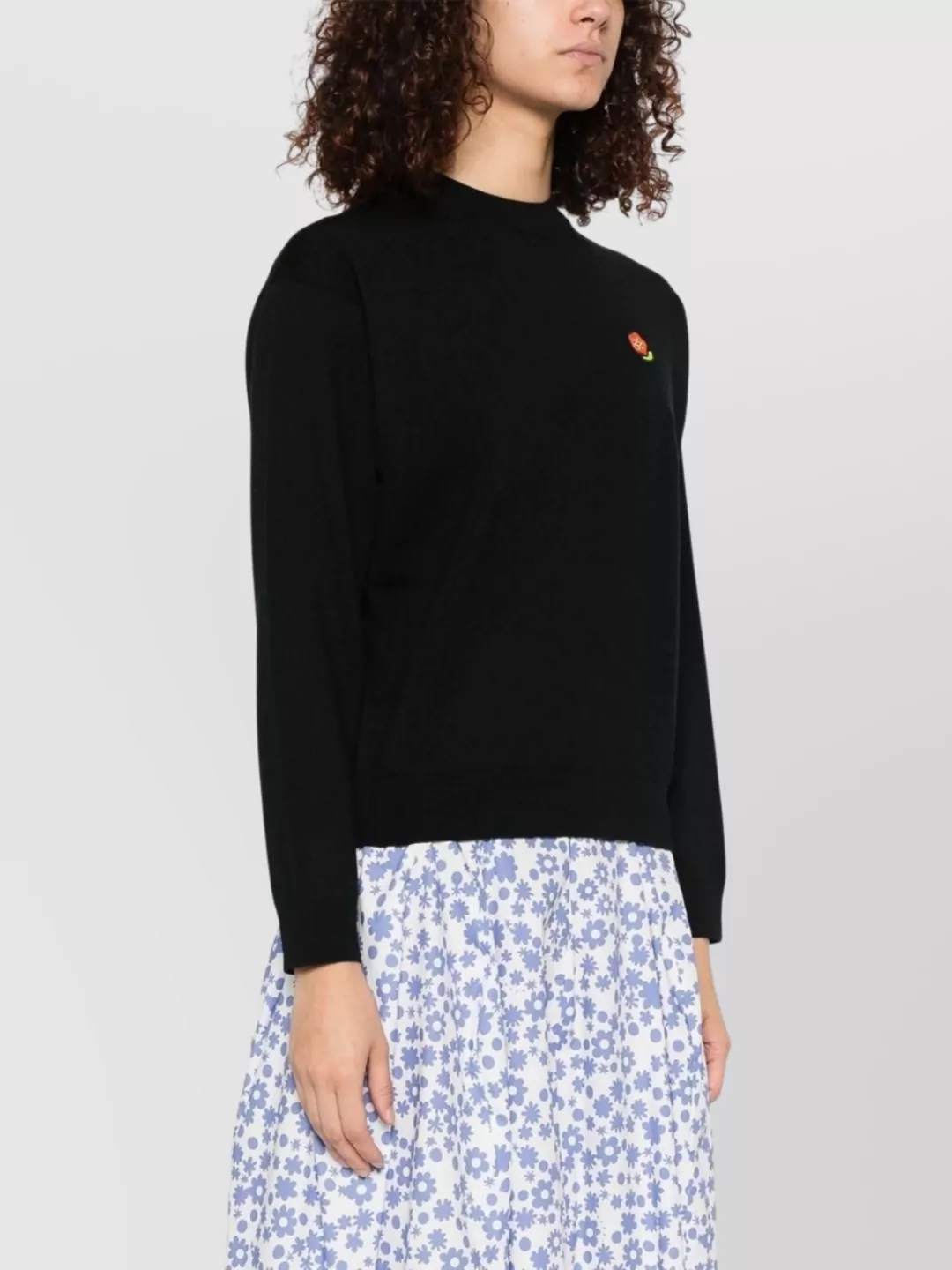 Kenzo Crewneck Knitwear Embroidered Detail