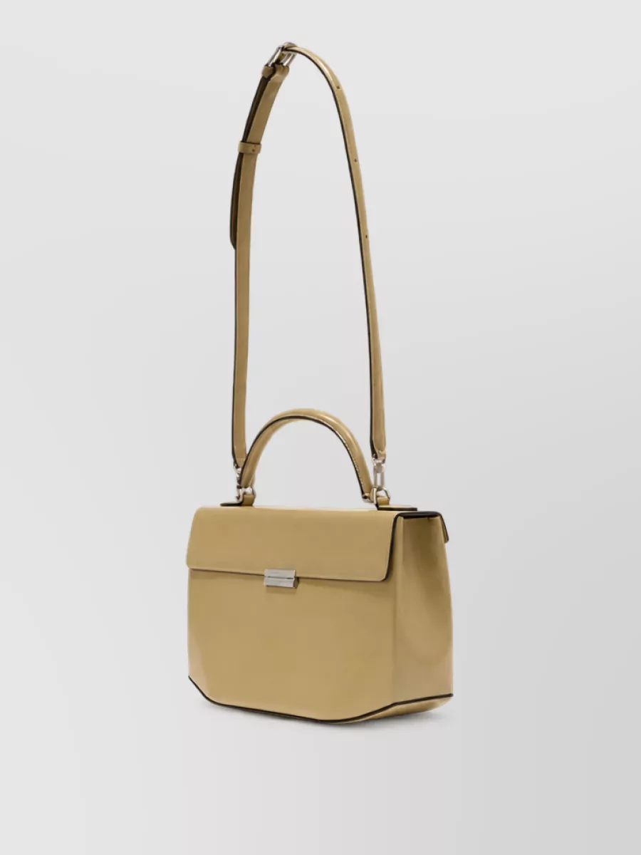 Totême Leather Top Handle Shoulder Bag