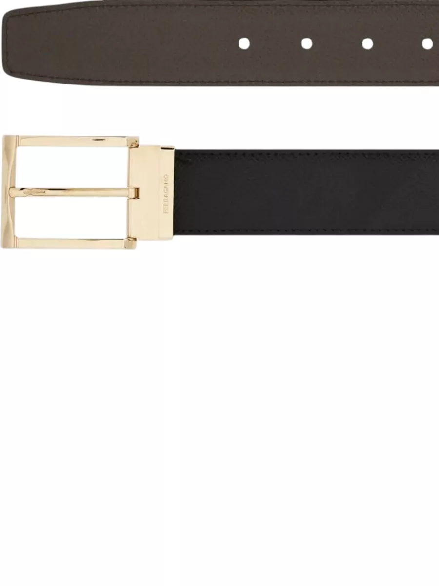 Ferragamo Reversible Belt Adjustable Length Smooth Finish