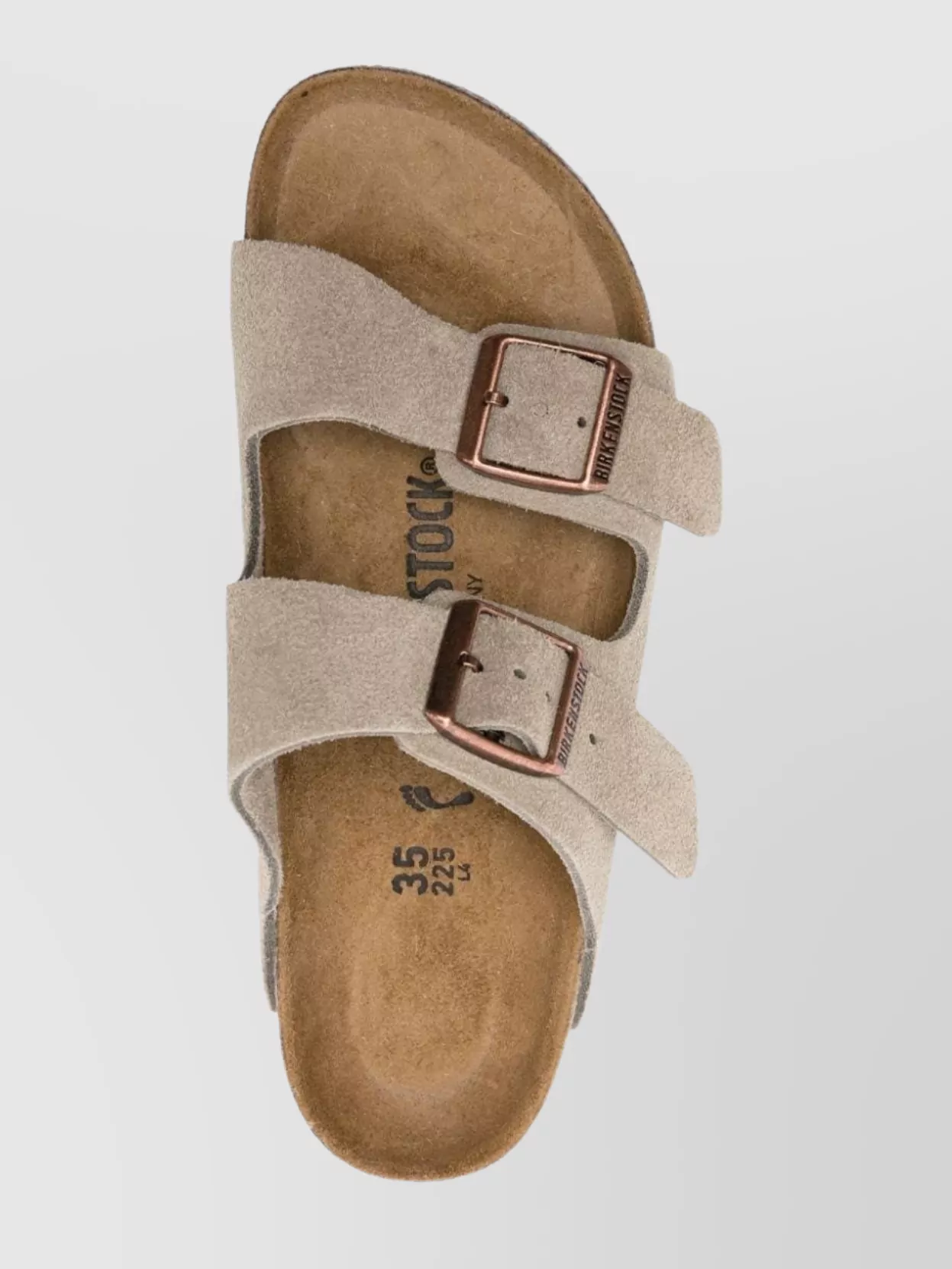 Birkenstock Suede Leather Open Toe Flat Sandals