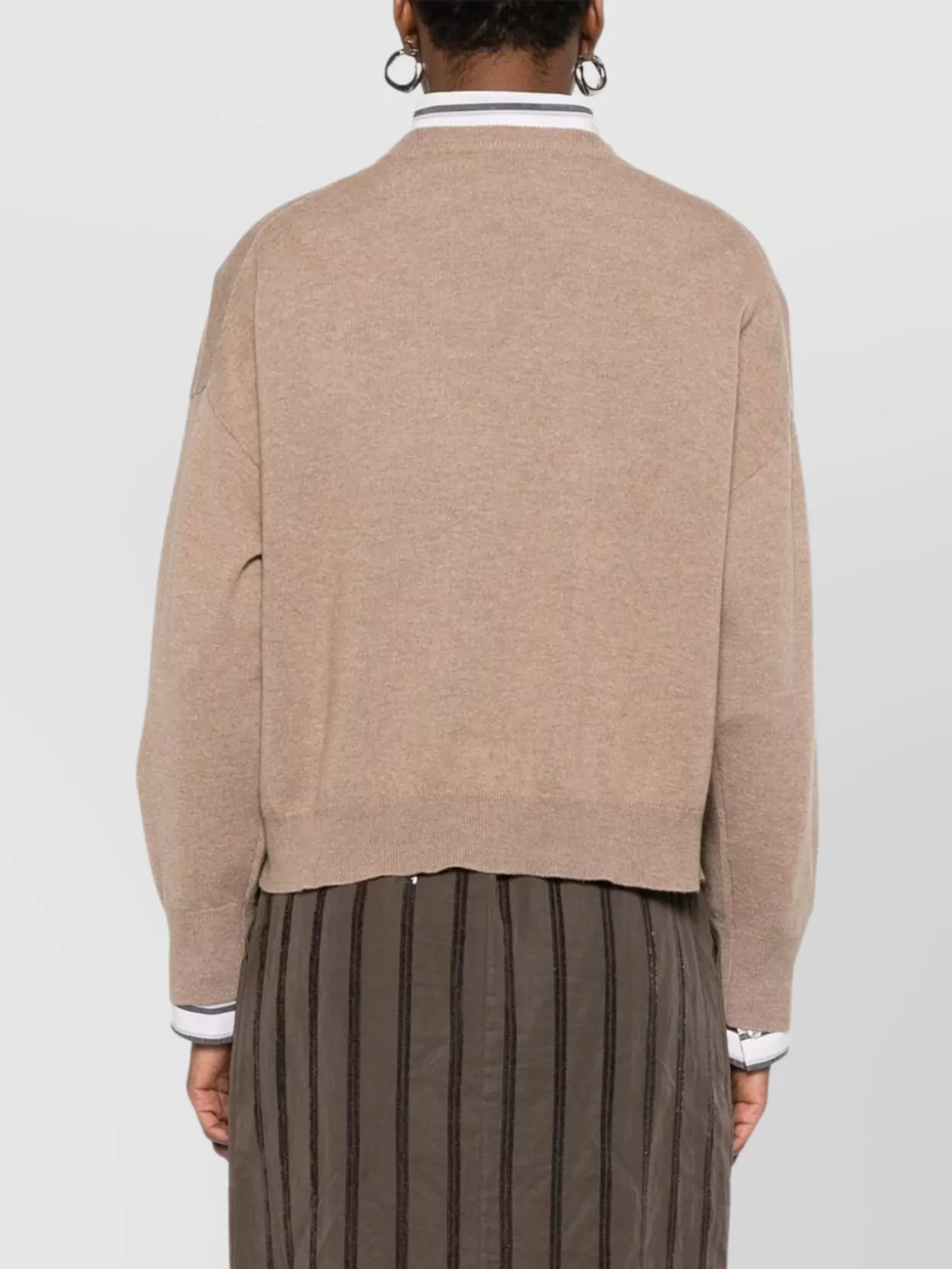 Brunello Cucinelli Cashmere Crewneck Long-Sleeve Jumper