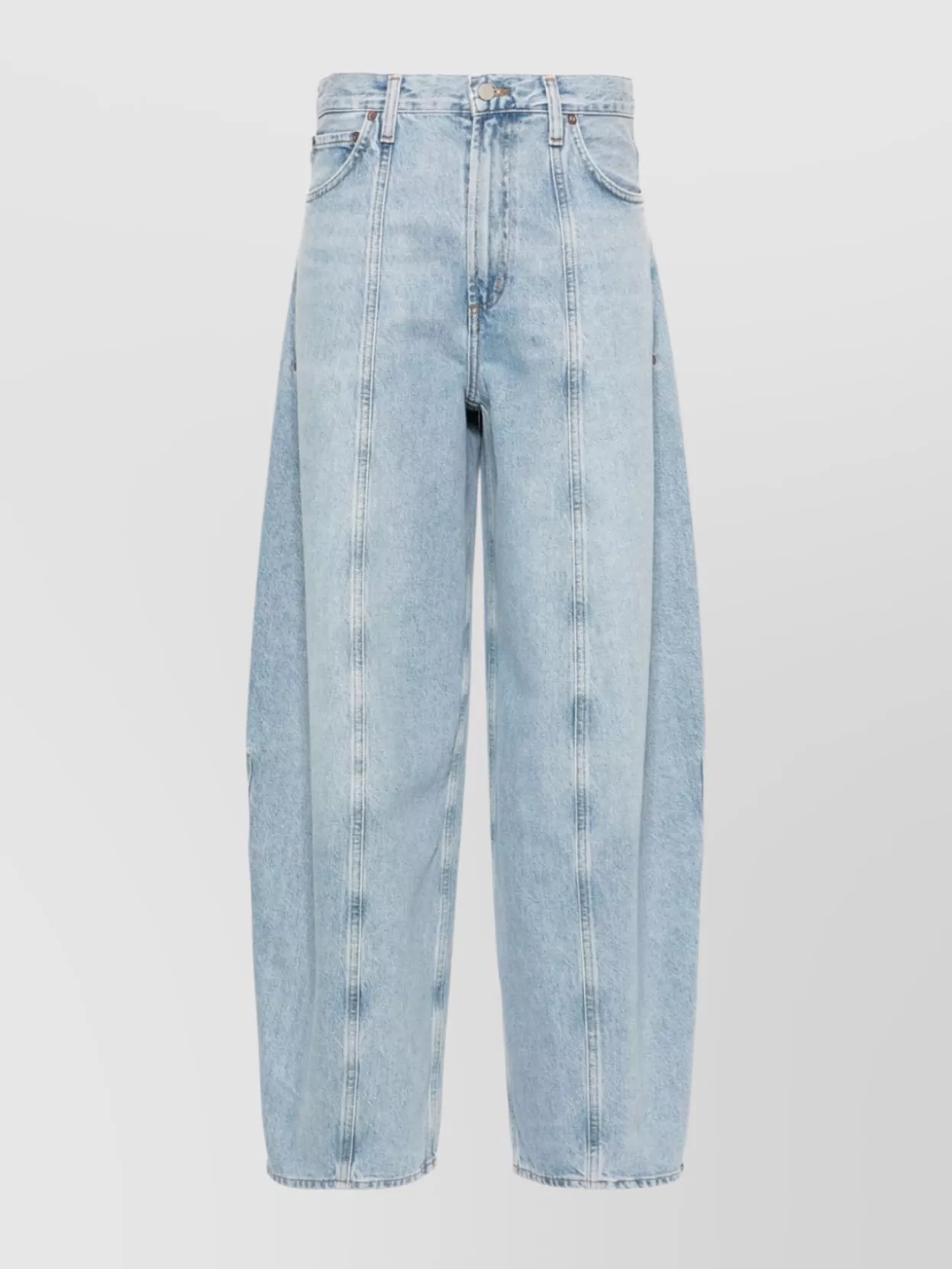 Agolde Kristen Jeans Belt Loops Contrast Stitching