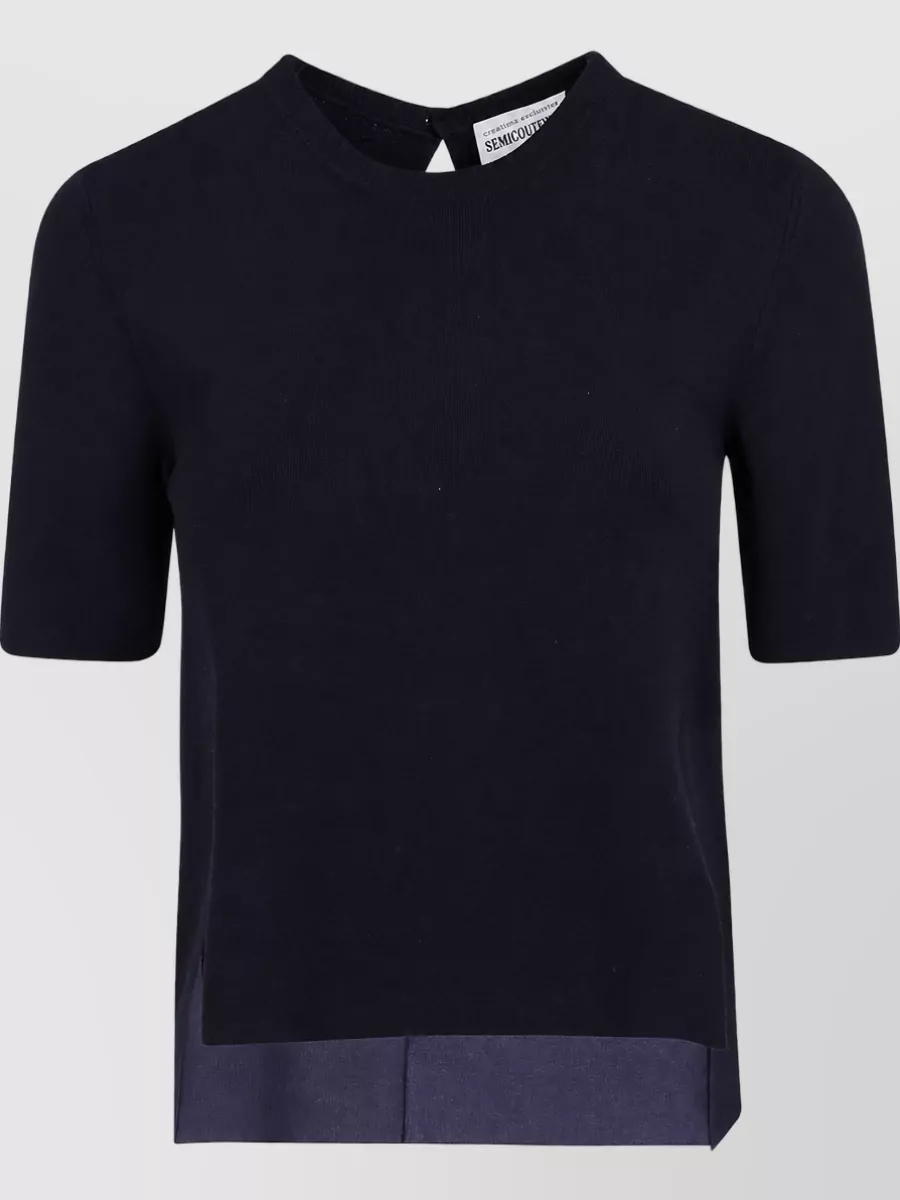 Semicouture 3/4-sleeve sweater