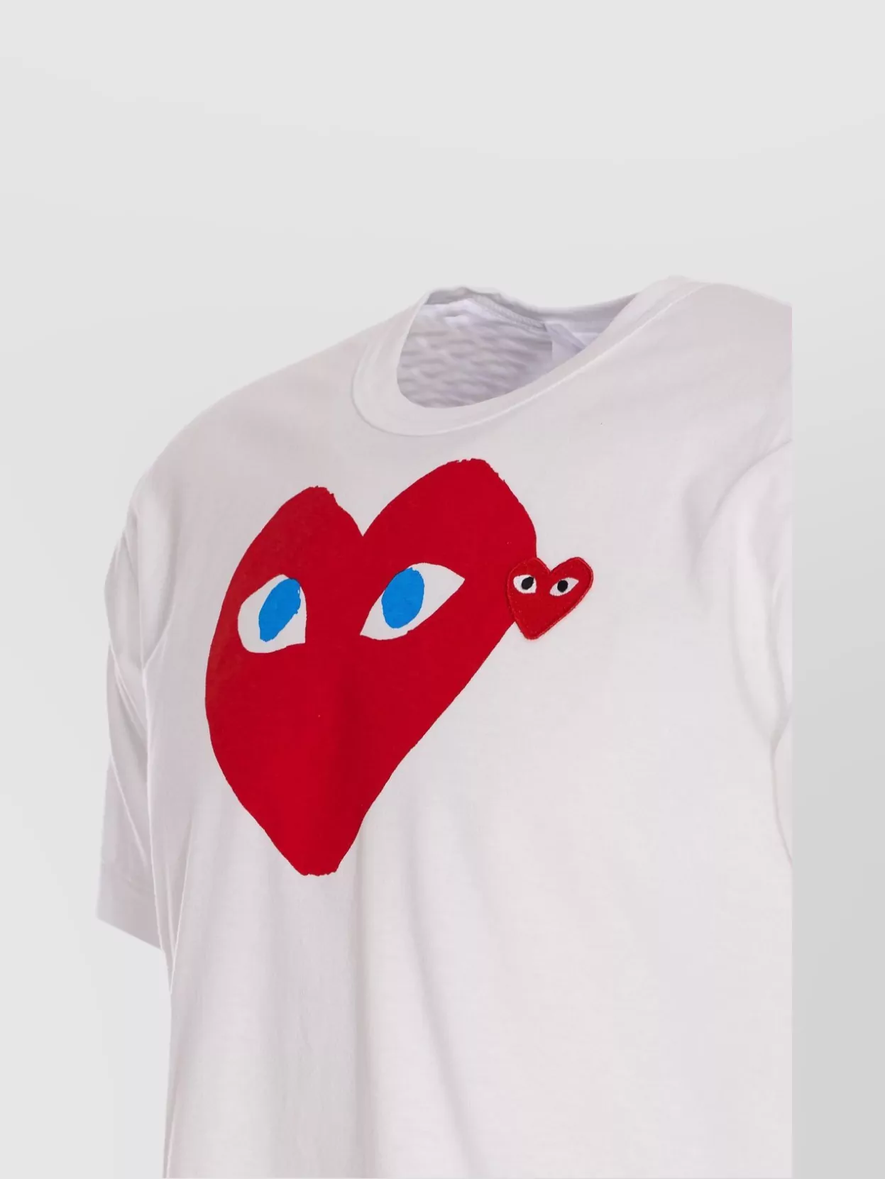 Comme Des Garçons Play Crew Neck Graphic Print Short Sleeves T-Shirt