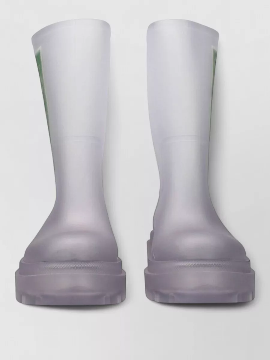 Off-White transparent ankle boots