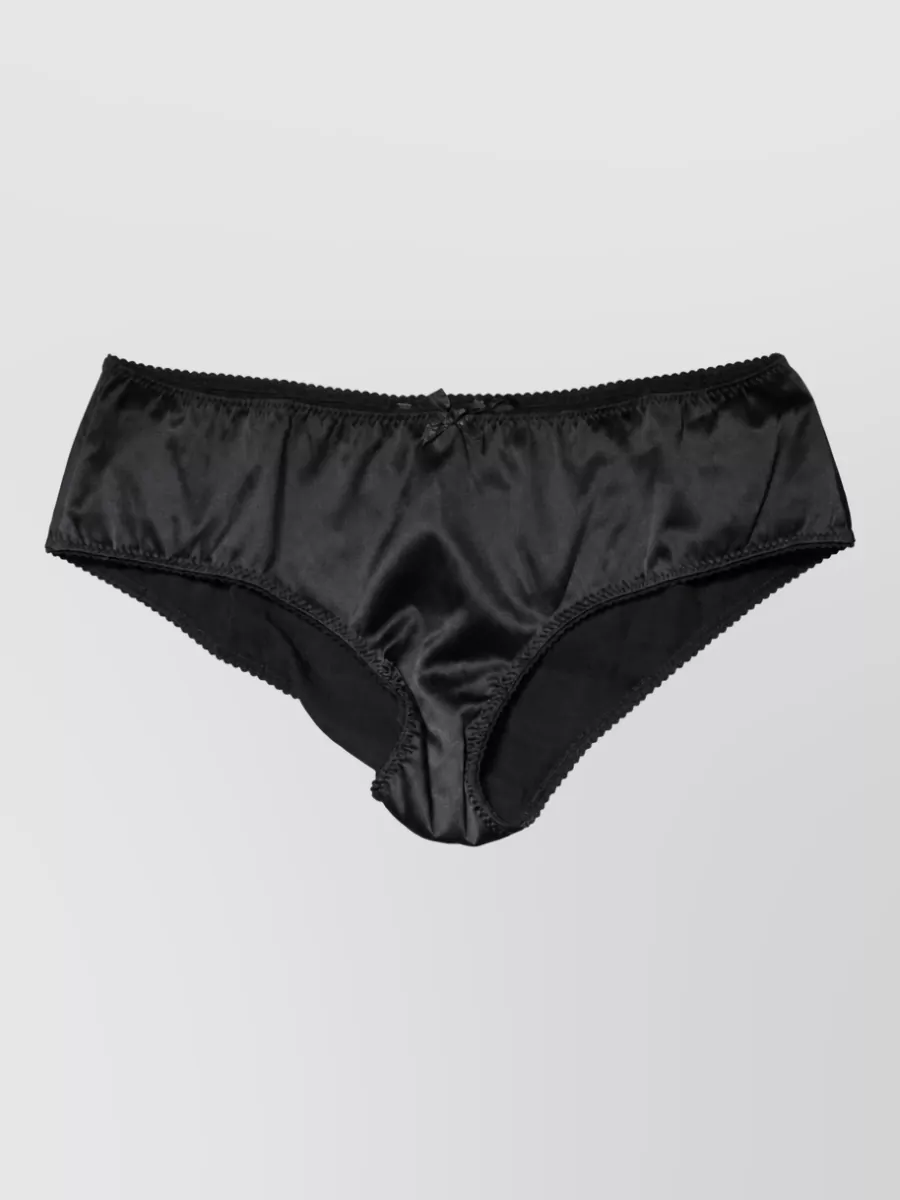 Dolce&Gabbana silk stretch mid waist brief