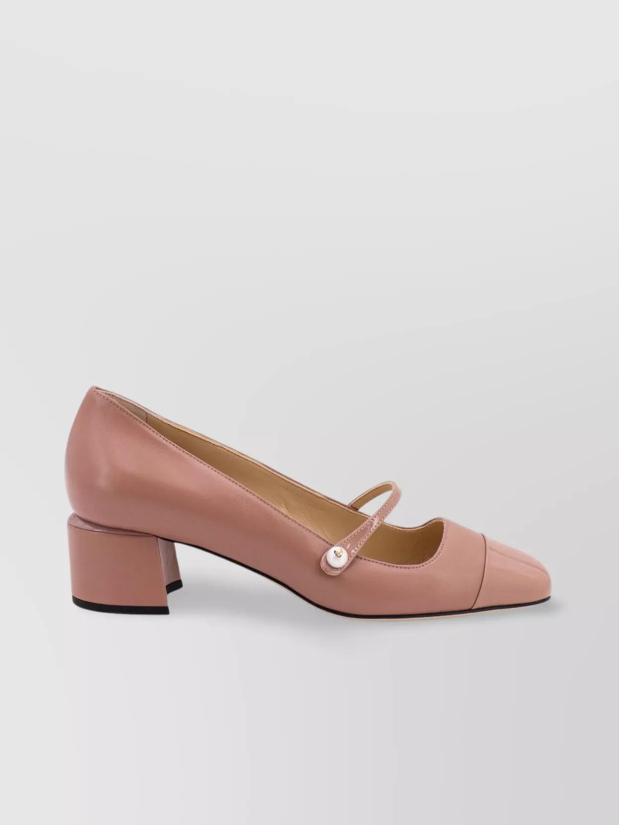 JIMMY CHOO PEARL EMBELLISHMENT LEATHER PUMPS