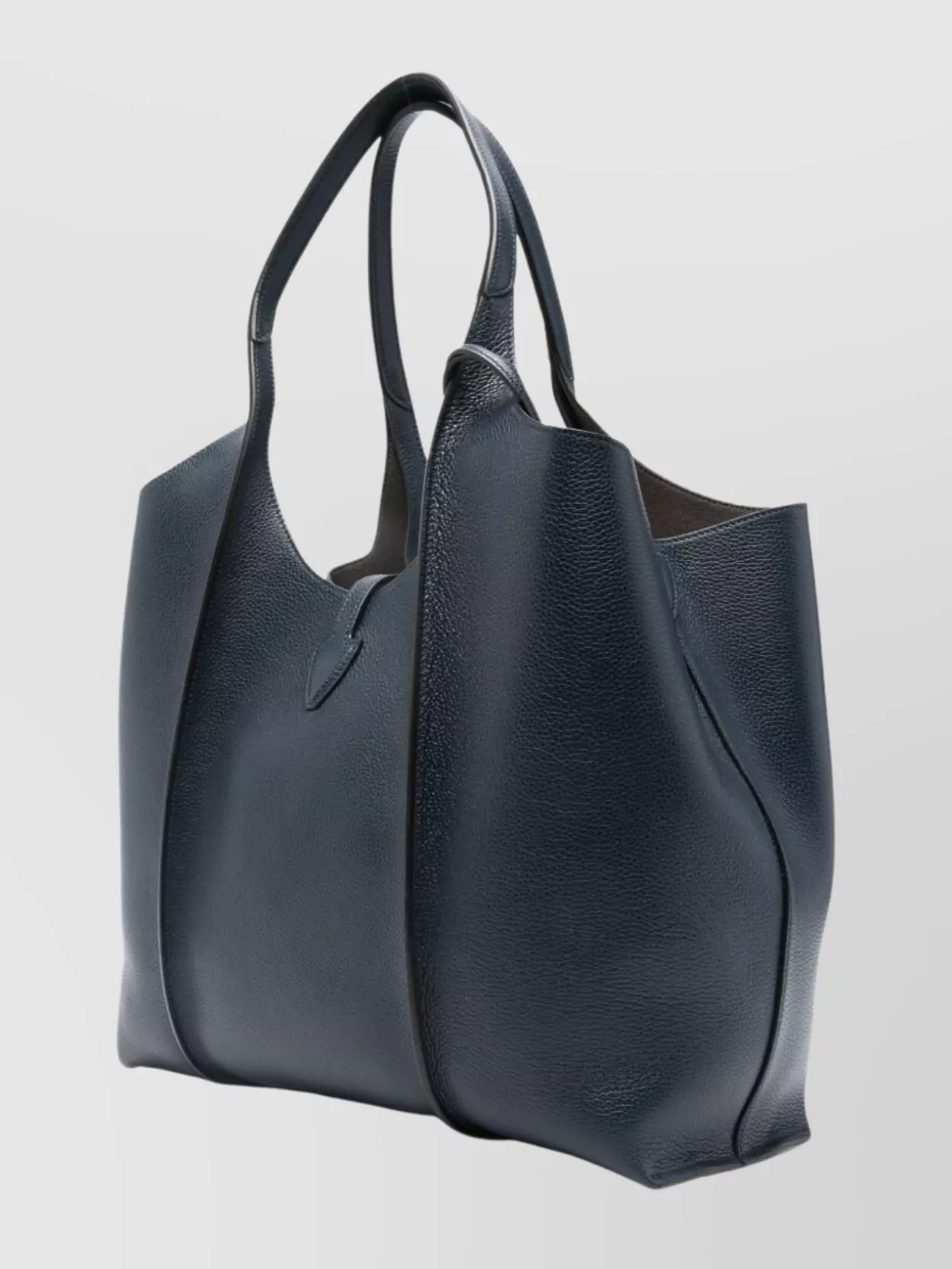 Tod's Medium Leather Tote Bag In Blue