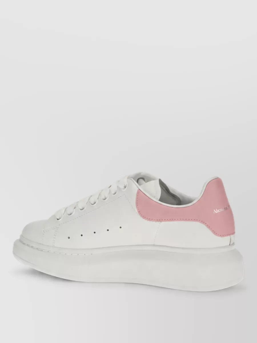 Alexander Mcqueen Leather Chunky Sneakers