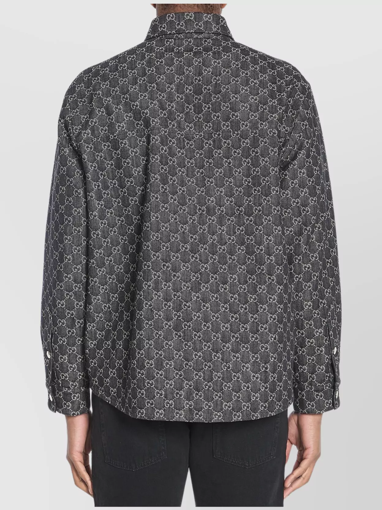 Gucci Reversible Wool And Gg Denim Shirt