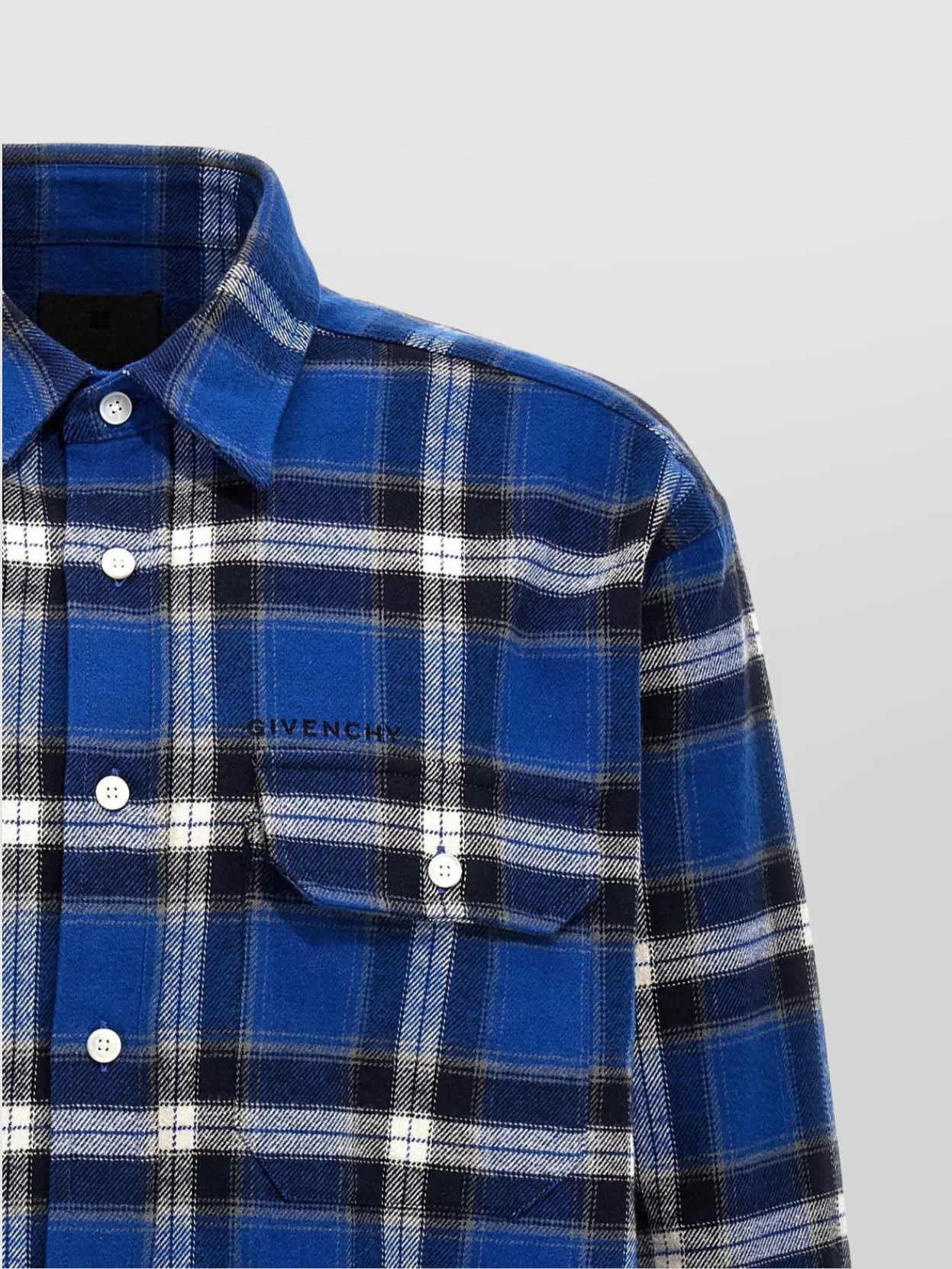 Givenchy Check Pattern Flannel Shirt