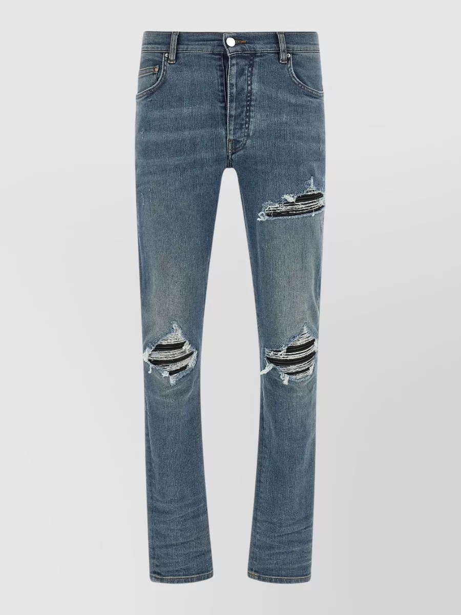 Amiri mx1 distressed skinny jeans