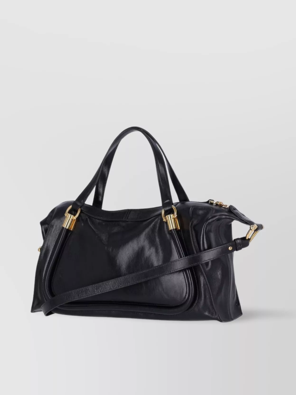 CHLOÉ SHOULDER BAG WITH DETACHABLE STRAP AND TOP HANDLES