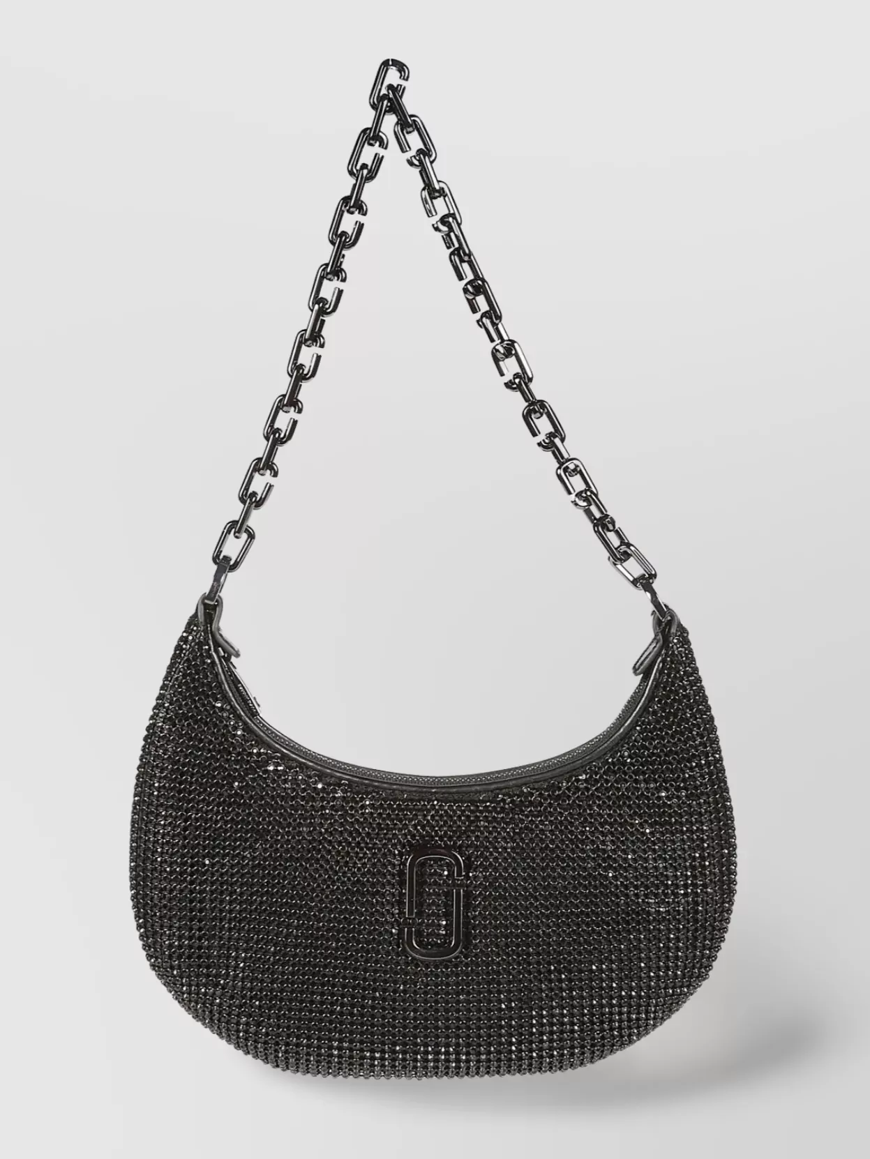 Shop Marc Jacobs Textured Curve Chain Shoulder Bag