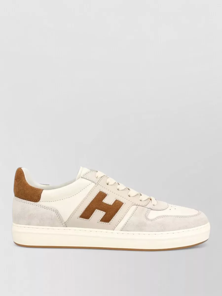 Hogan H Tv Suede Nappa Leather Sneakers