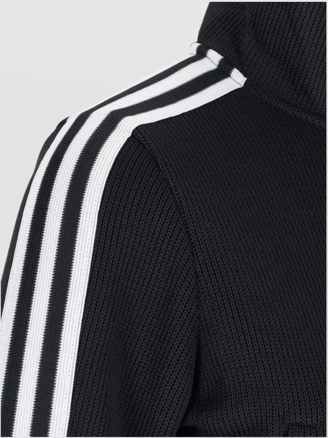 Adidas Knitwear High Collar Long Sleeves Sweatshirt