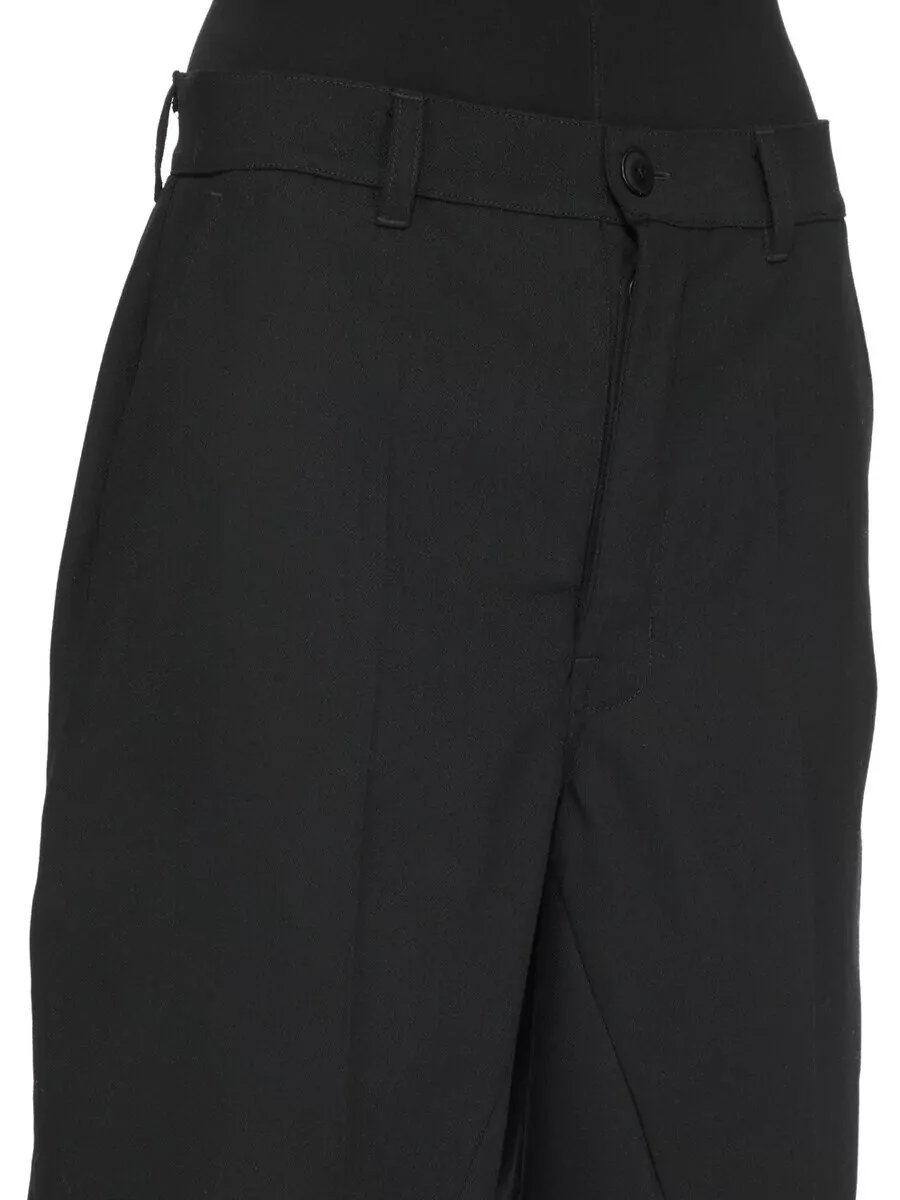 Rick Owens Wool Knee-Length Tailored Shorts
