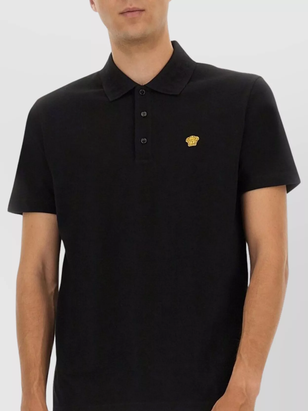 Versace Collared Shirts Short Sleeves