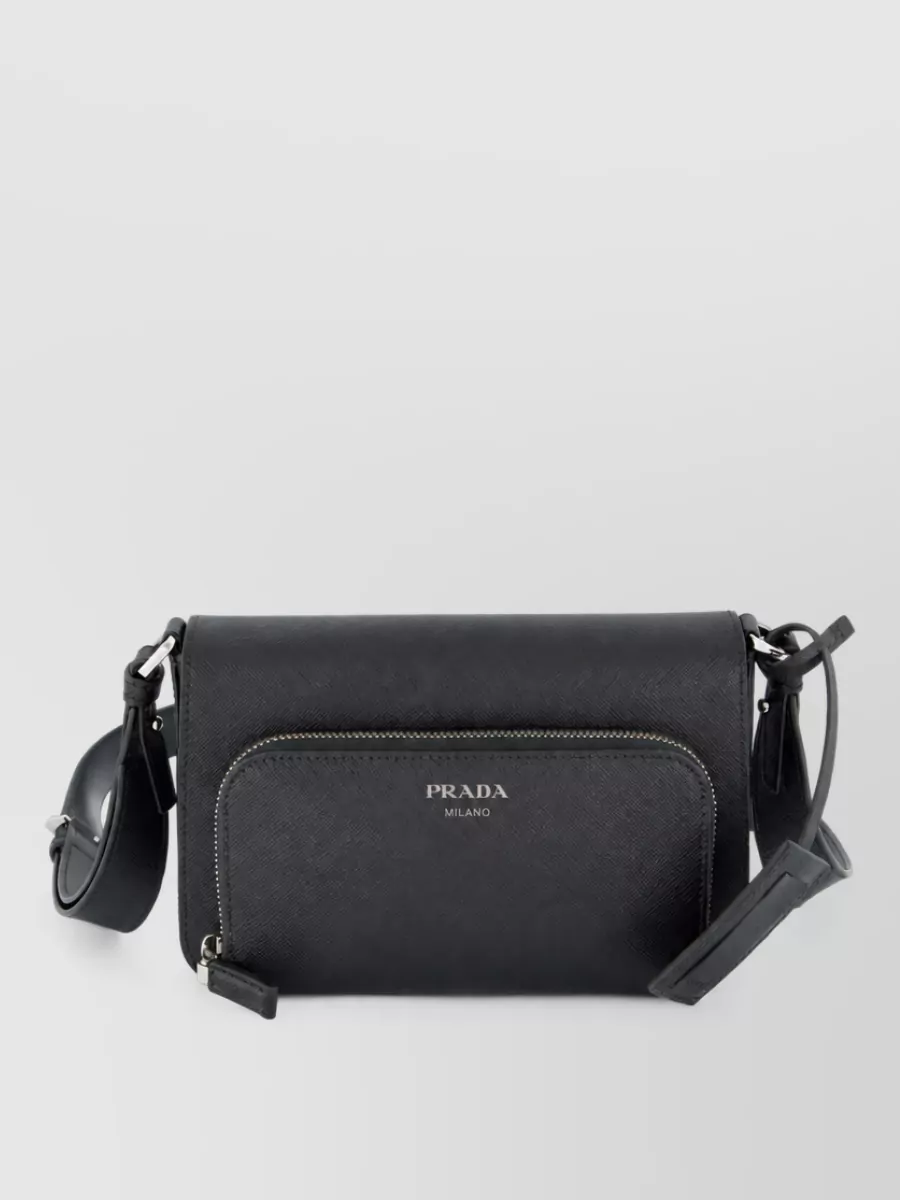 Prada leather crossbody bag