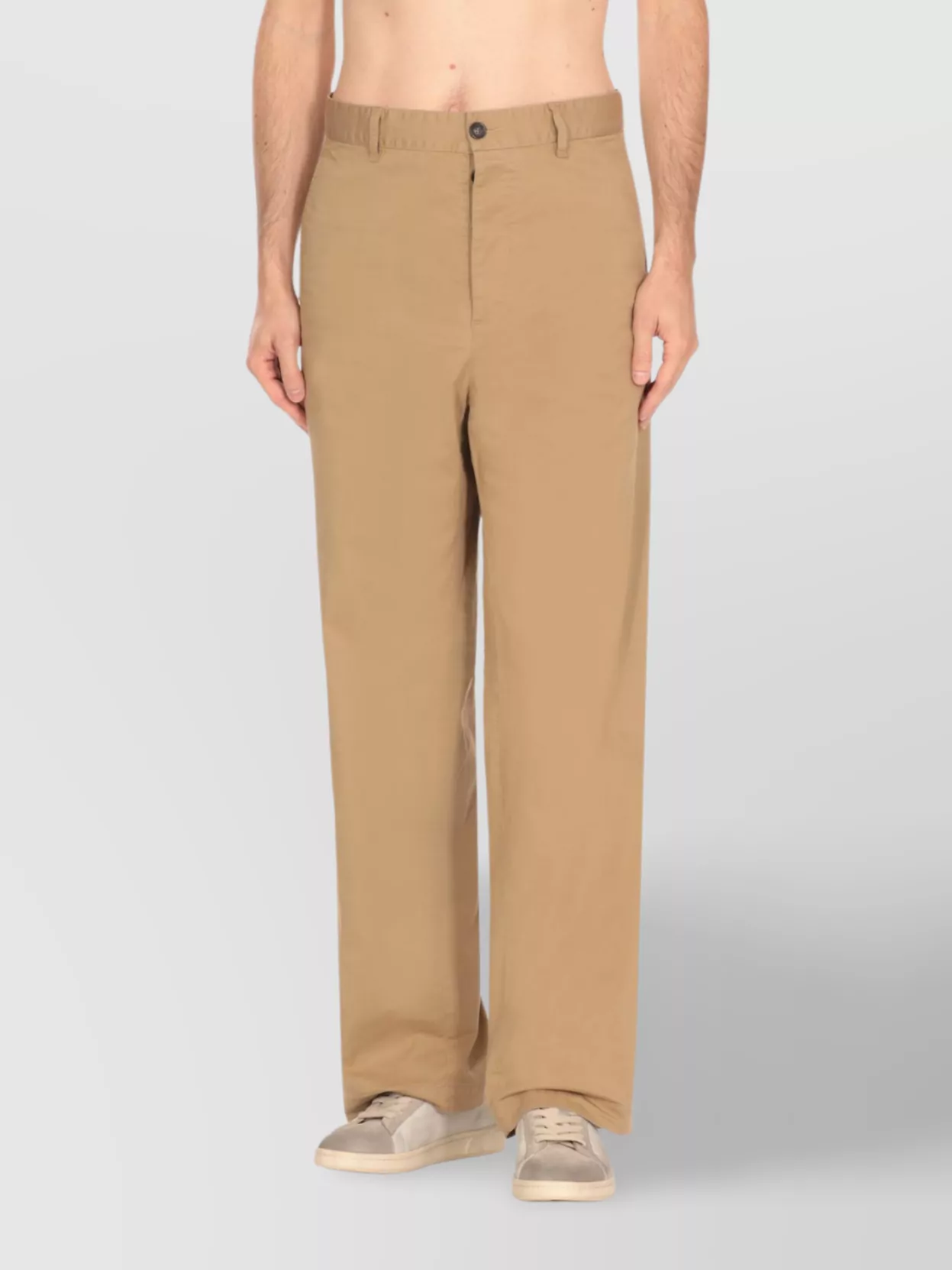 Dsquared2 Cotton Straight Trousers Pockets
