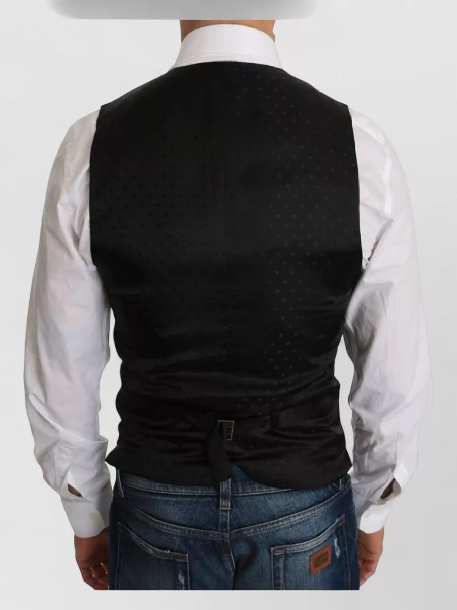 Dolce&Gabbana Silk Wool Waistcoat