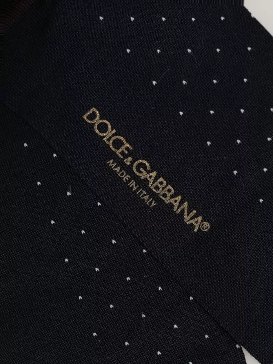 Dolce&Gabbana Polka Dot Over The Calf Socks