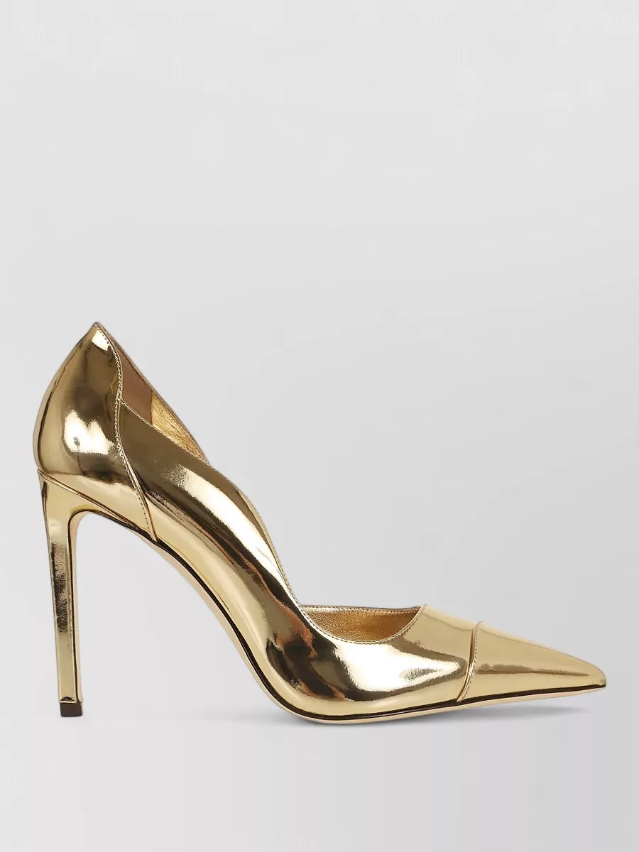 Jimmy Choo Leather Pointed-Toe Stiletto Pumps