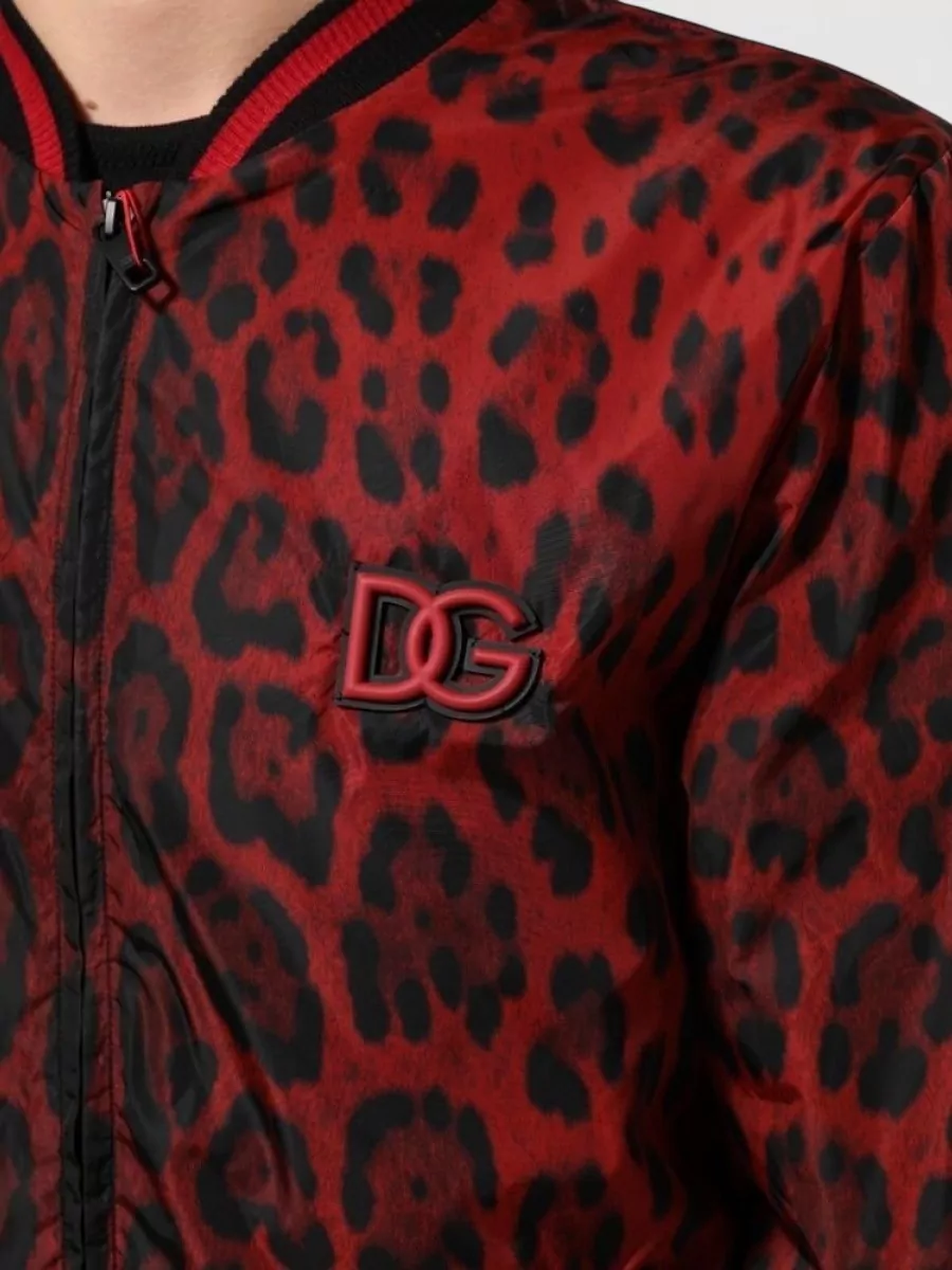 Dolce&Gabbana Leopard-Print Bomber Jacket