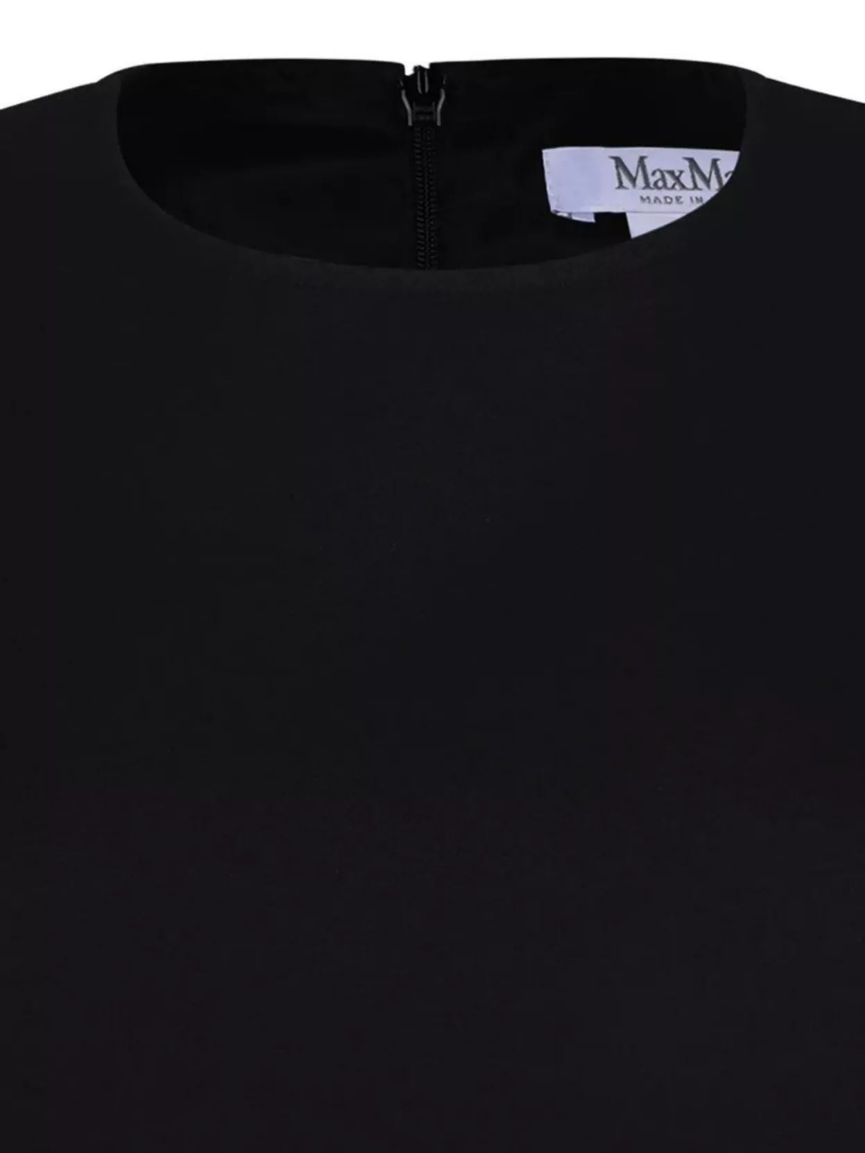Max Mara Fiuggi Wool Canvas Sleeveless Dress