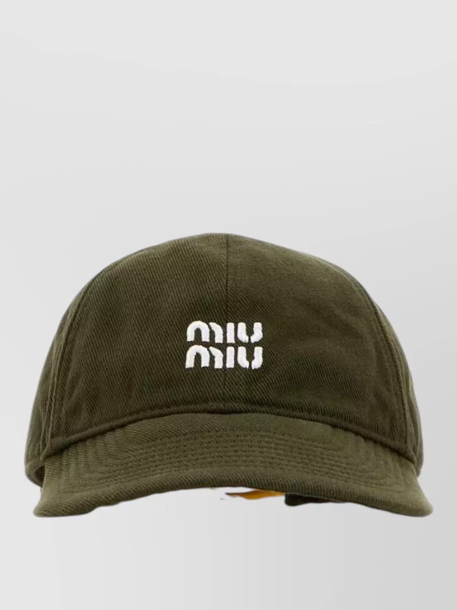 Miu Miu cotton baseball cap