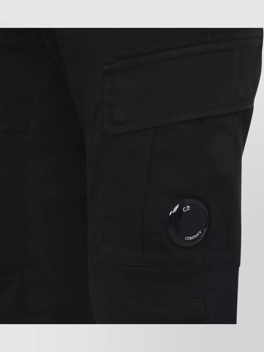 C.p. Company Stretch Sateen Ergonomic Cargo Trousers Belt Loops