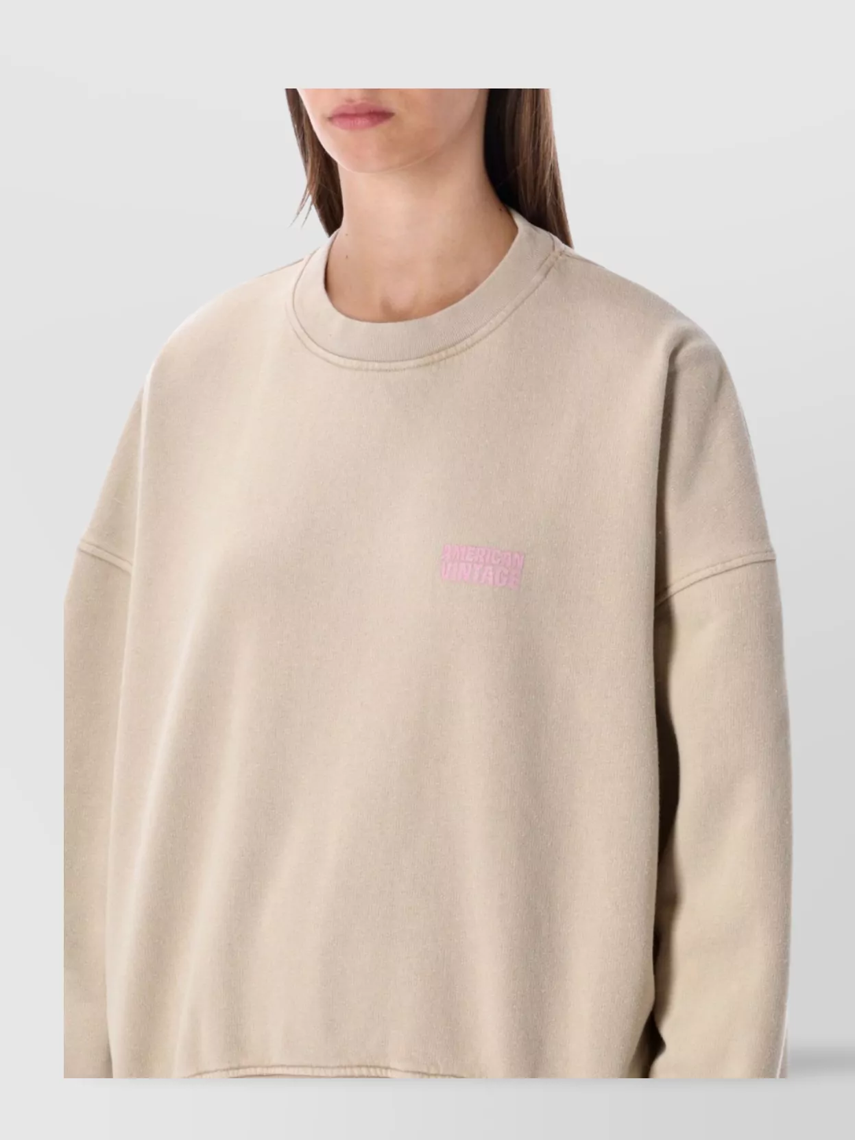 American Vintage Casual Crewneck Top For Everyday Wear