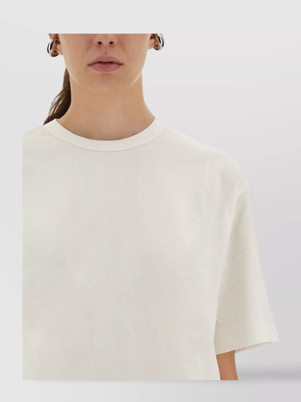 Studio Nicholson Crew Neck Plain Short Sleeve Top