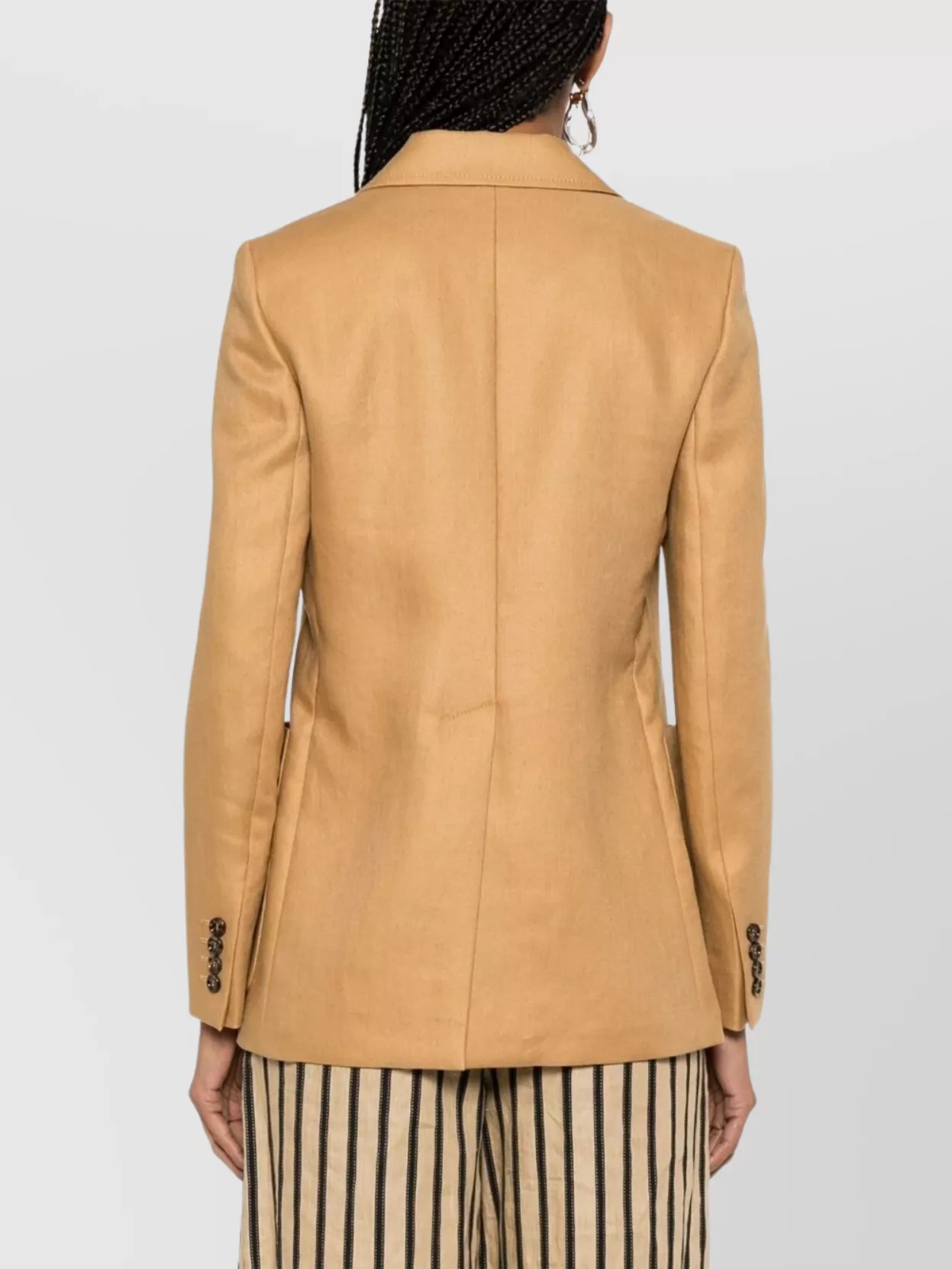 Max Mara Tailored Jacket With Front Pockets And Notched Lapels
