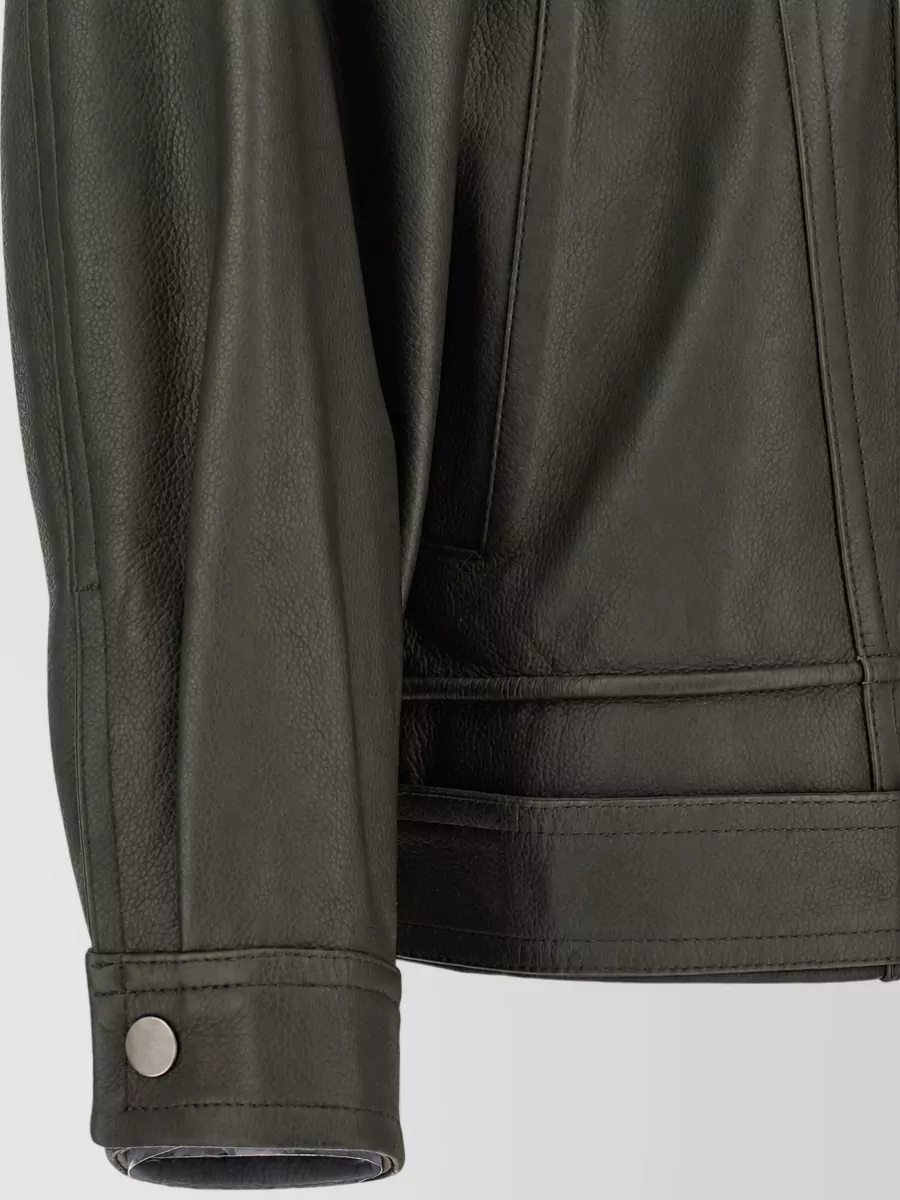 Vince Leather Biker Jacket