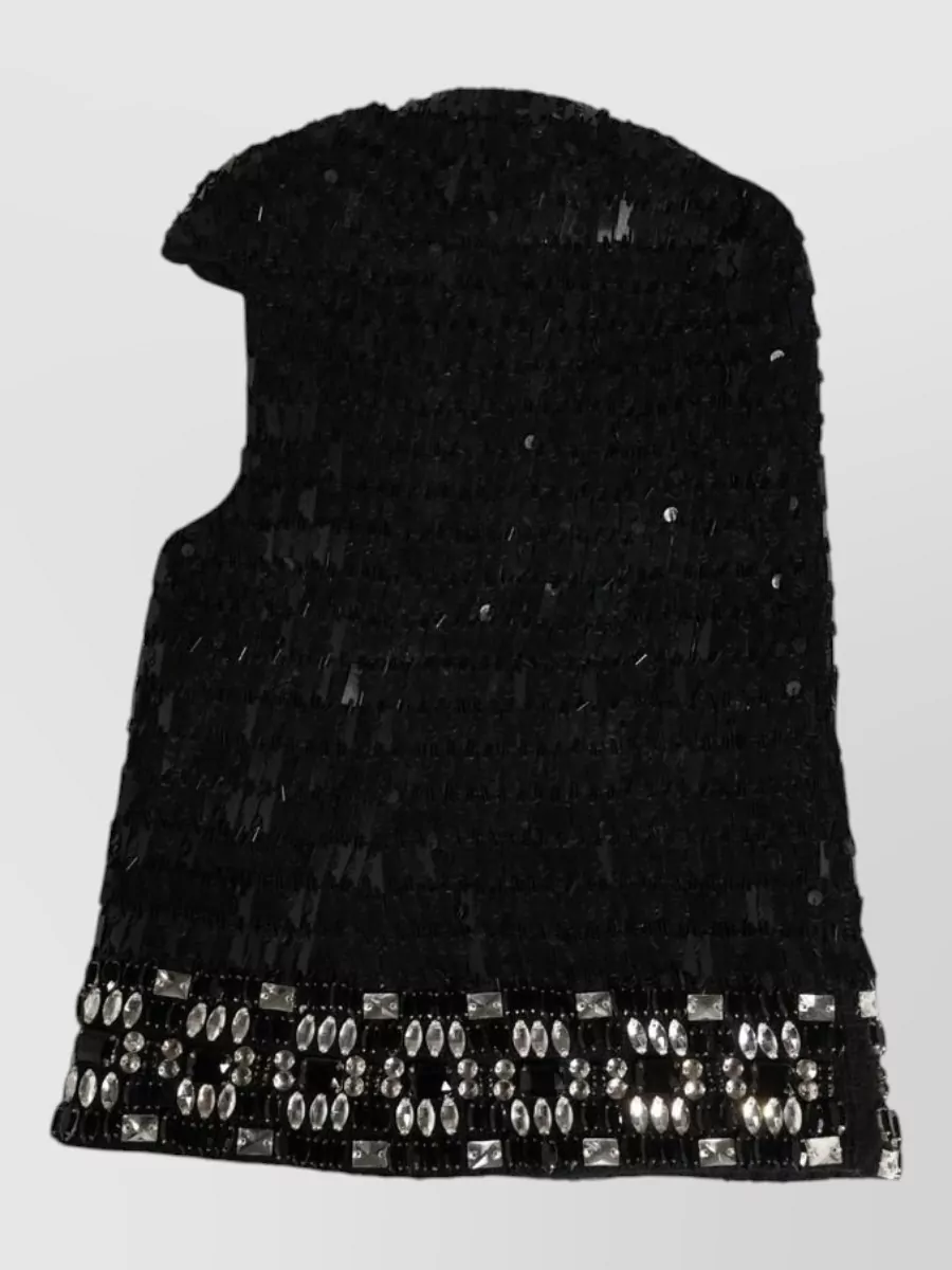 Dolce&Gabbana wool crystal embellished balaclava