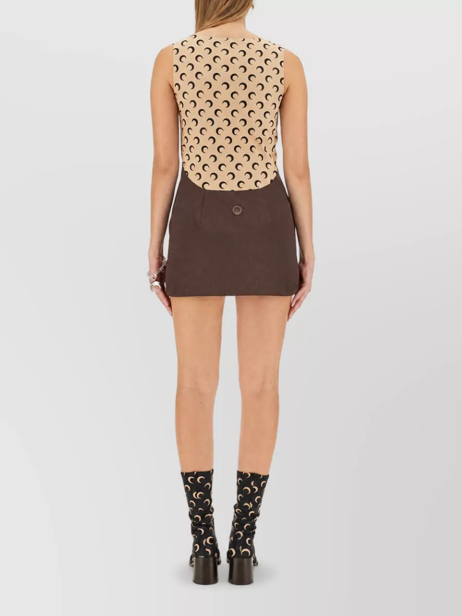 Marine Serre Mini Skirt