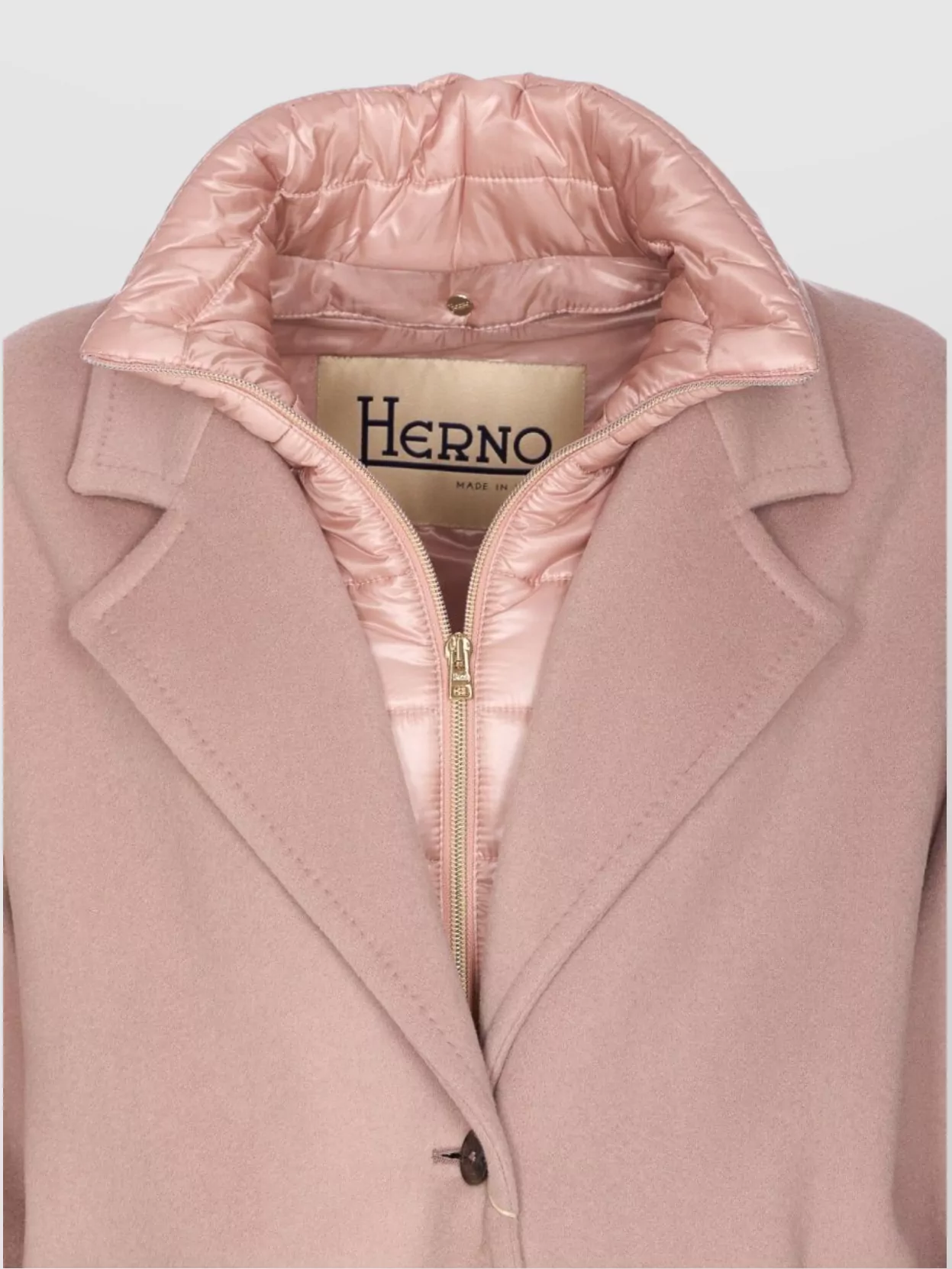 Herno Long Sleeve Padded Coat With Back Vent