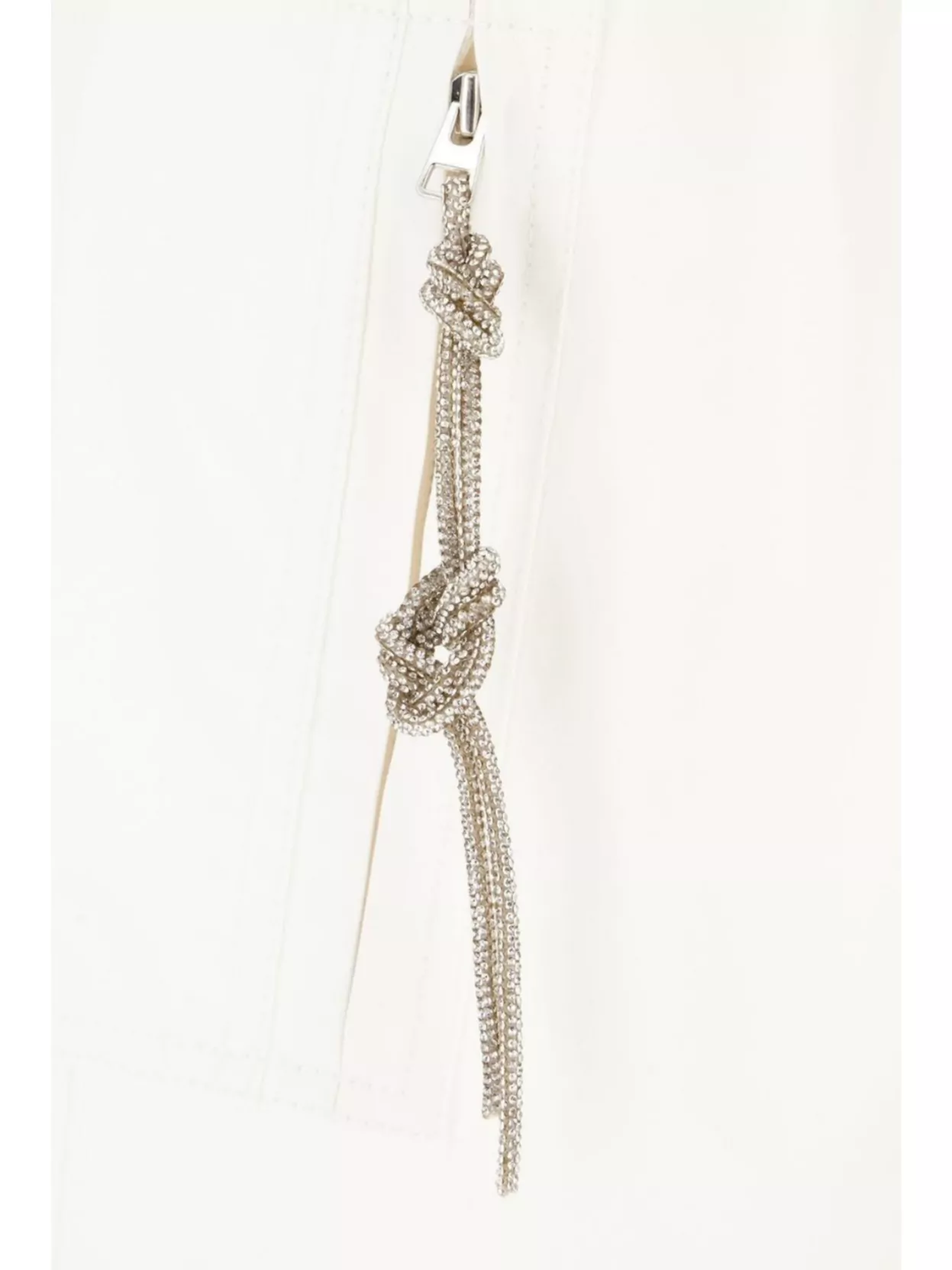 Shop Darkpark Cotton Shorts With Jewel And Tassel Accents In White