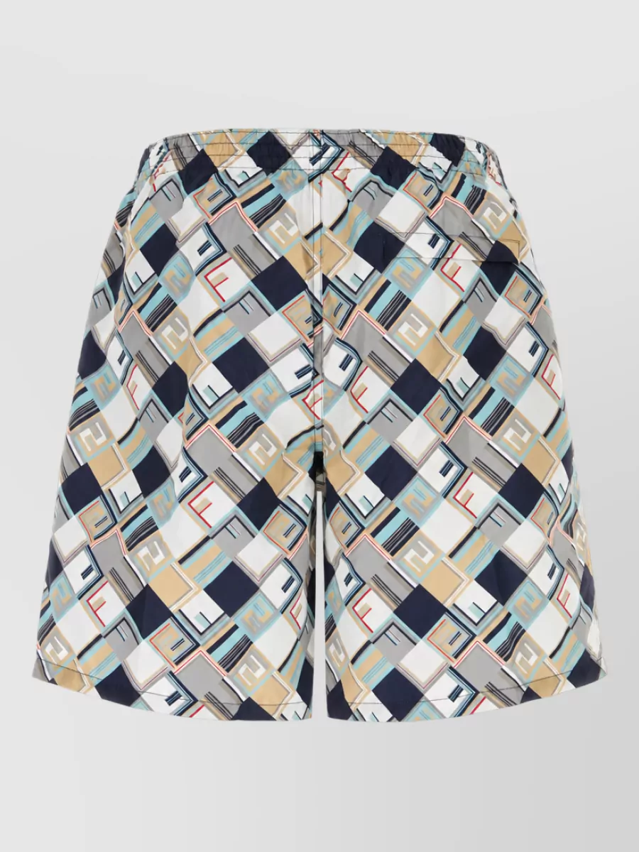 Fendi Printed Swim Shorts