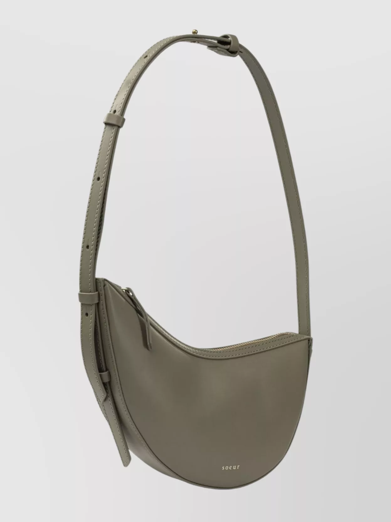 Soeur Curved Shoulder Bag Adjustable Strap