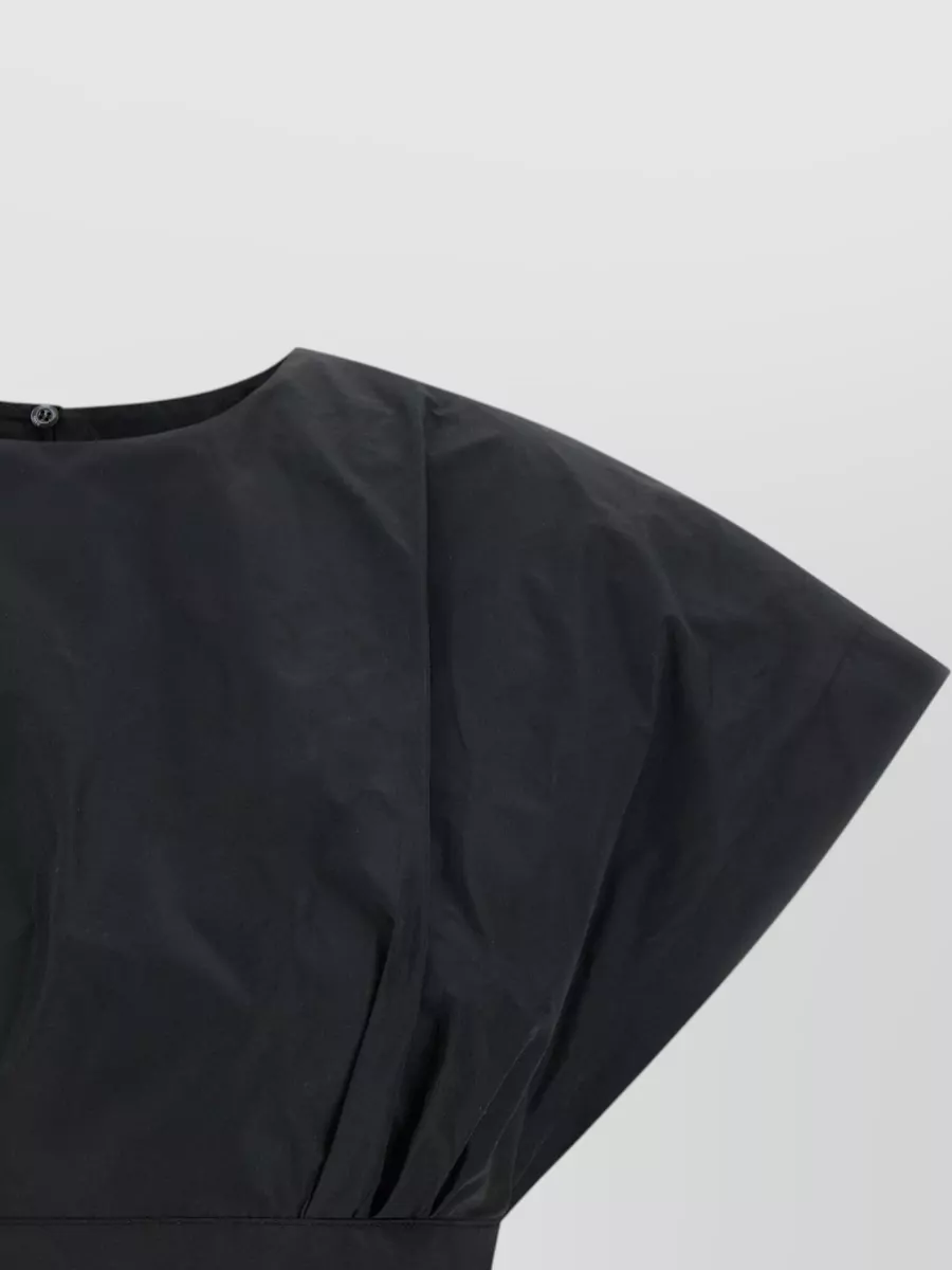 Pinko Asparago Top Short Sleeves Button Detail