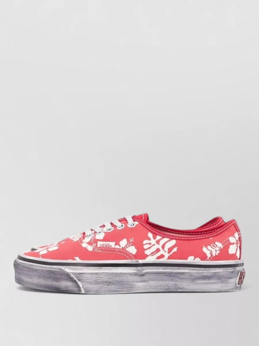 Vans floral-print canvas low-top sneakers