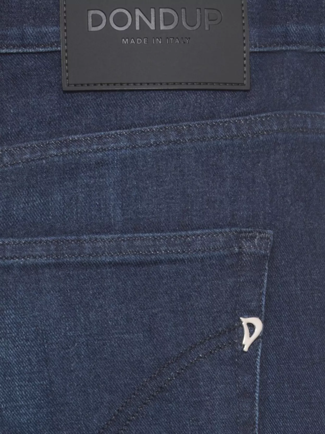 Dondup Straight Cut Five Pocket Denim Trousers