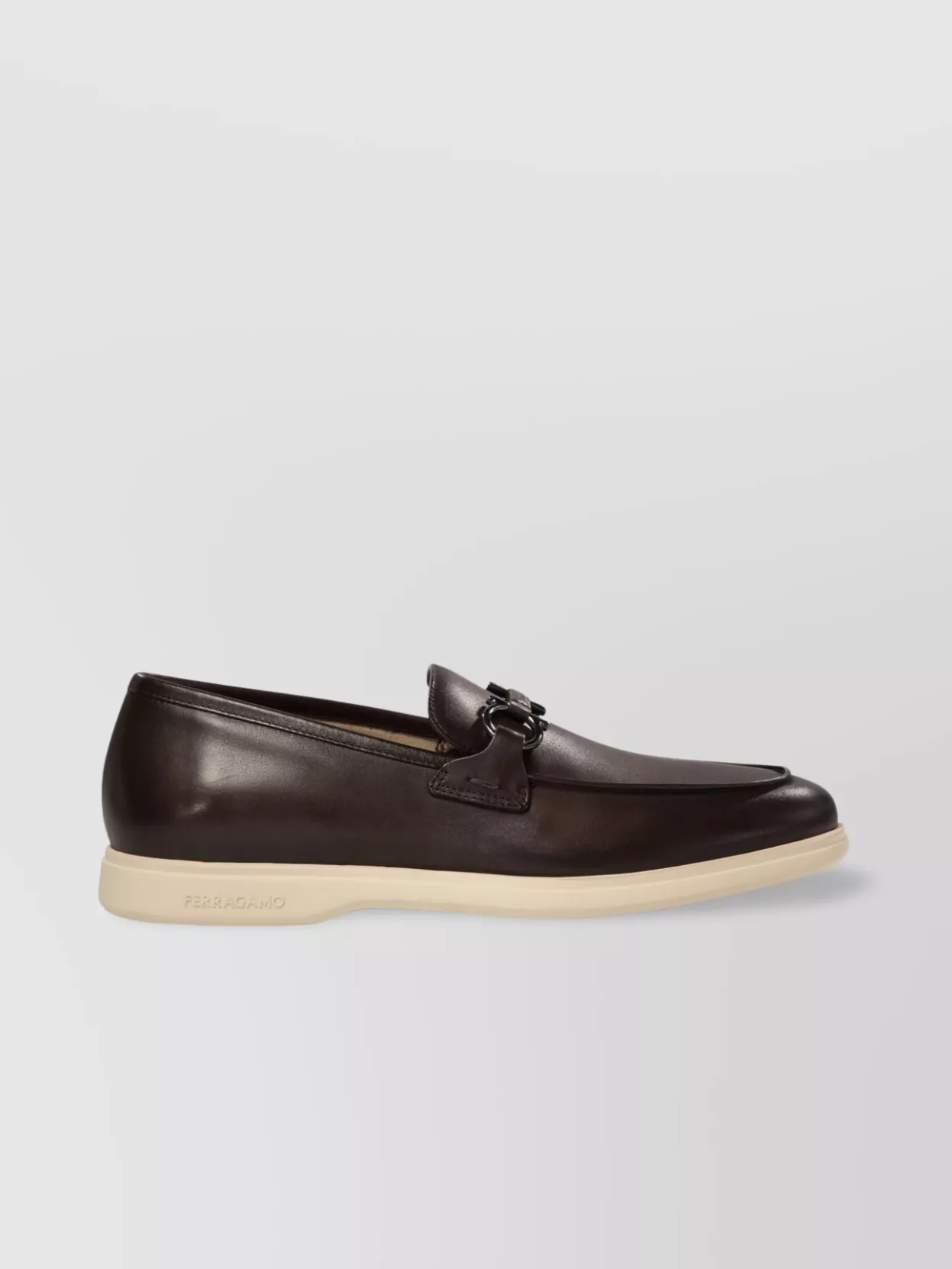 Ferragamo Loafers Metal Hardware Rubber Sole