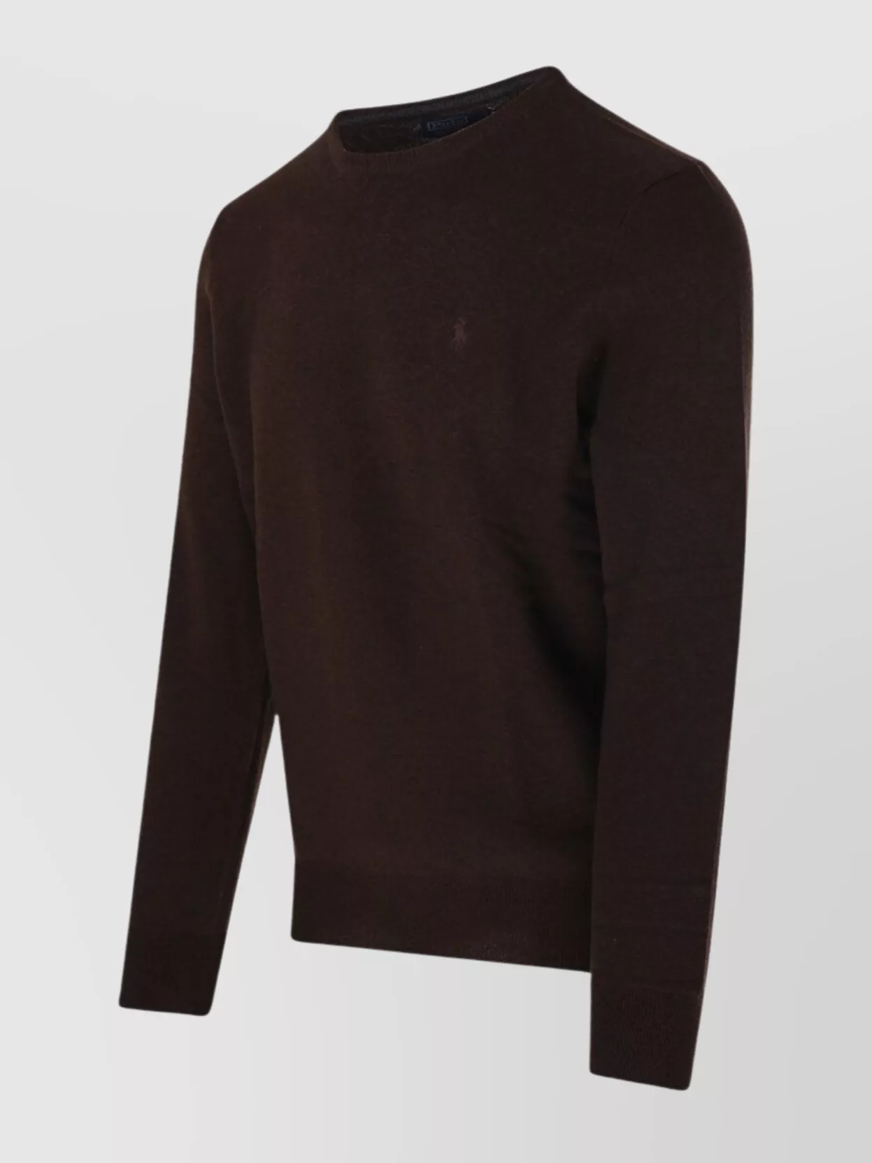 Ralph Lauren Round Neck Sweater With Ribbed Cuffs And Hem