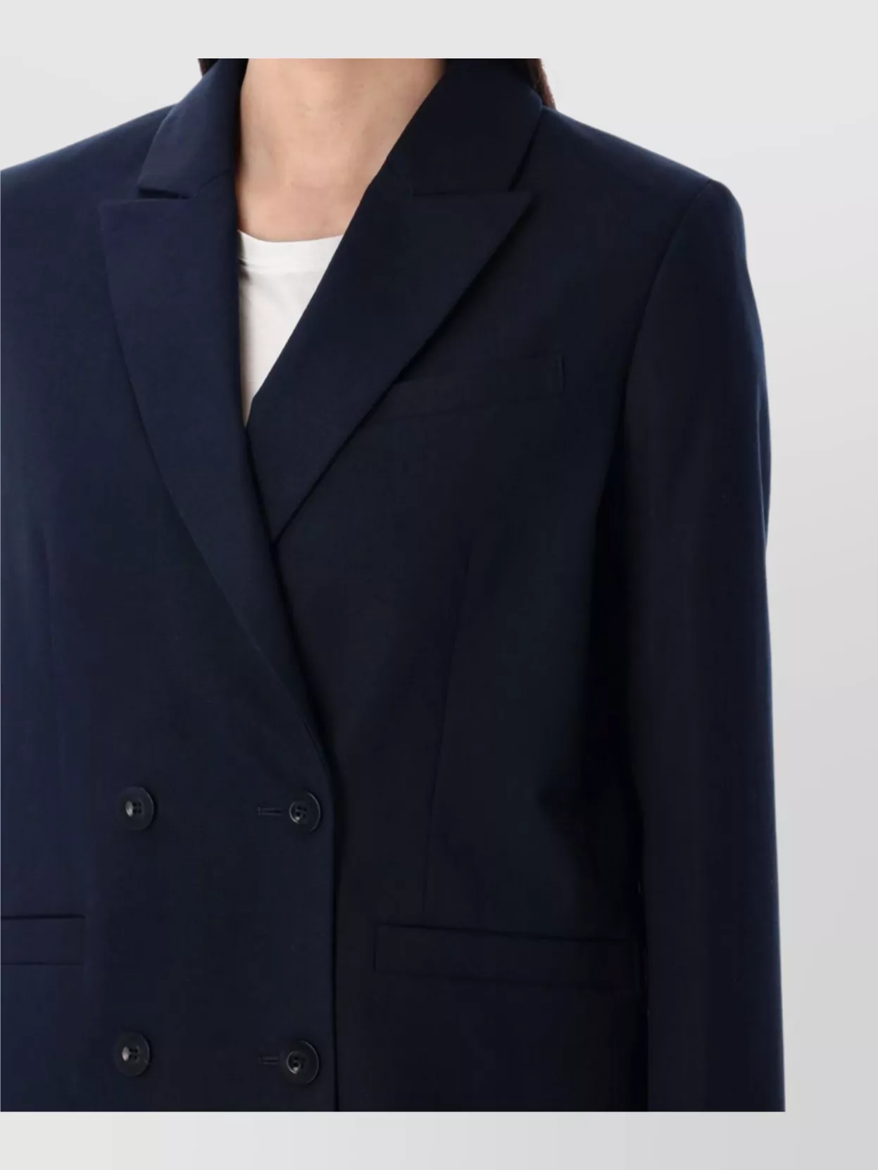 Apc Button Detailing Double-breasted Blazer