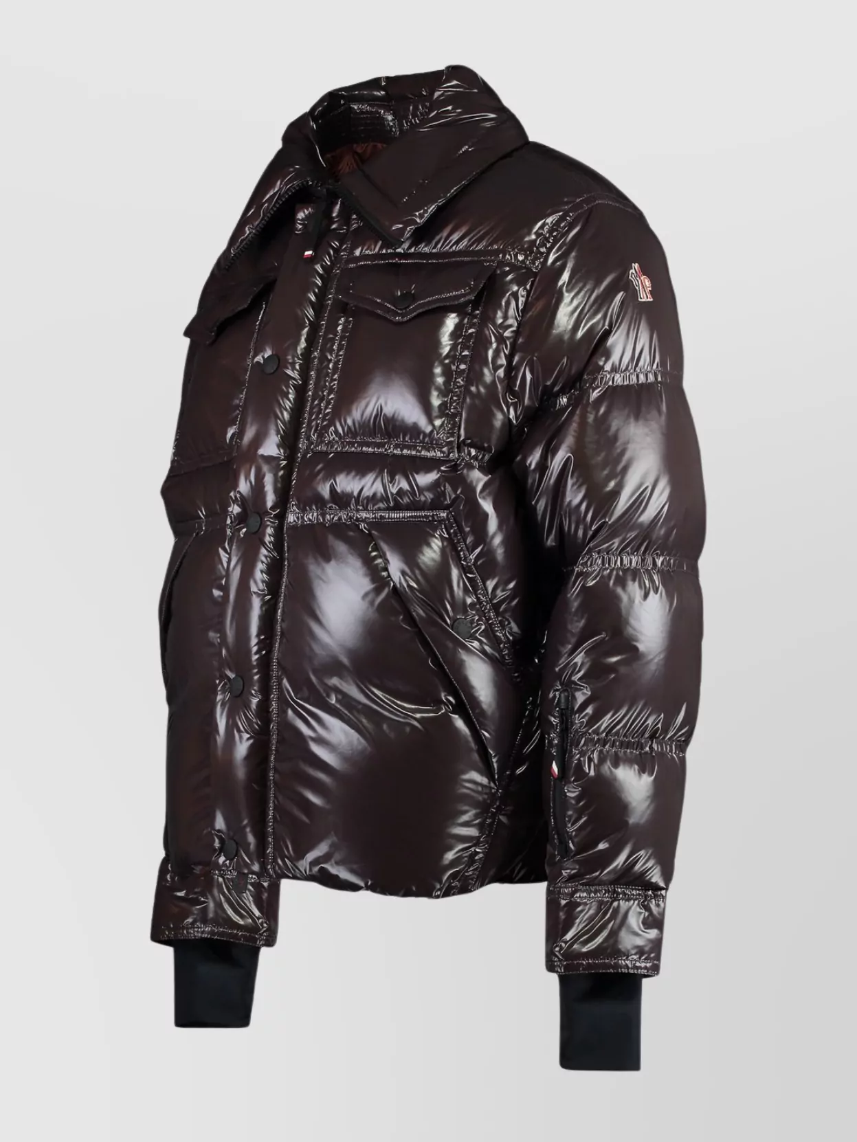 Moncler Grenoble Down Jacket Short High Collar
